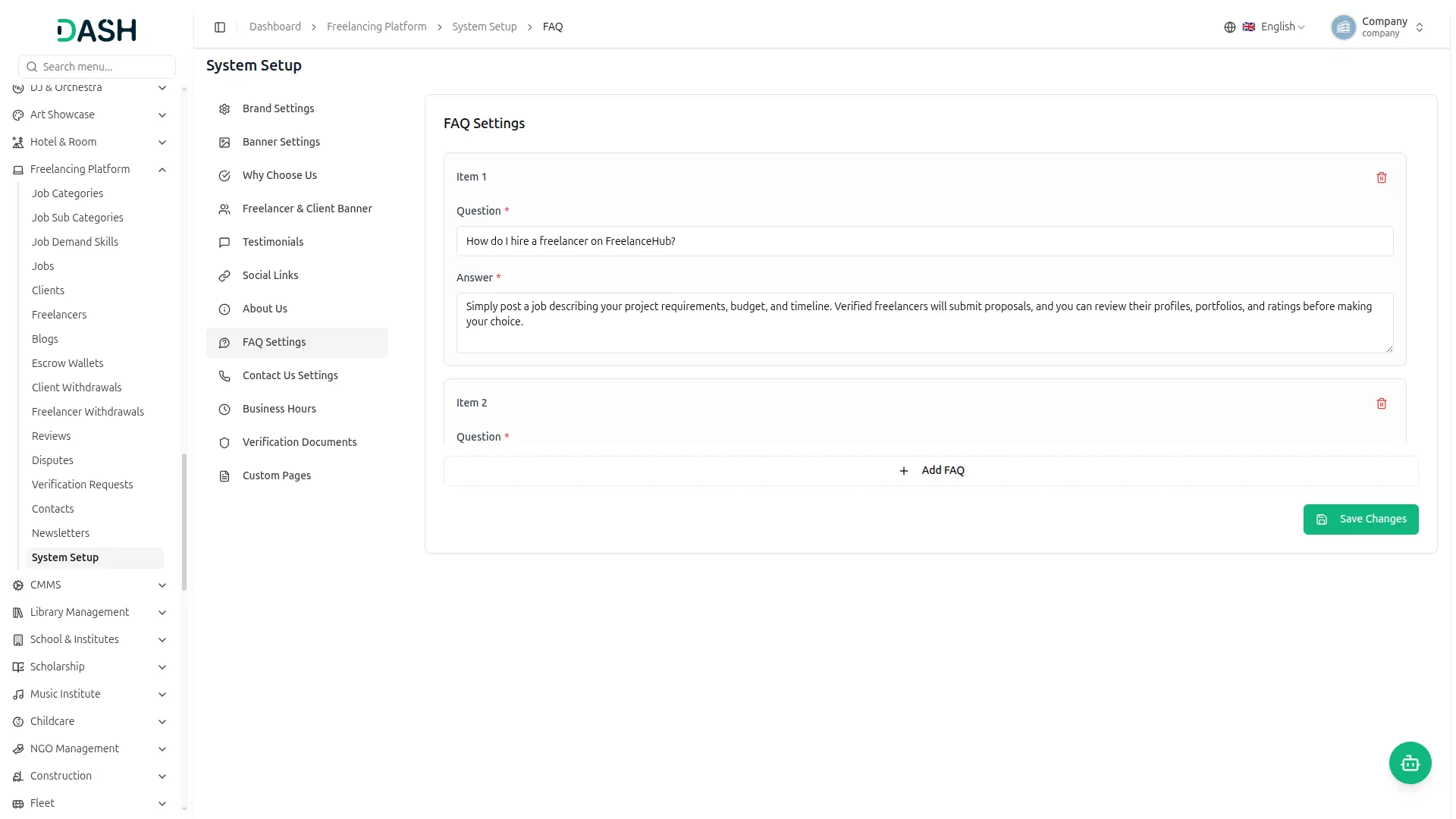 freelancing platform