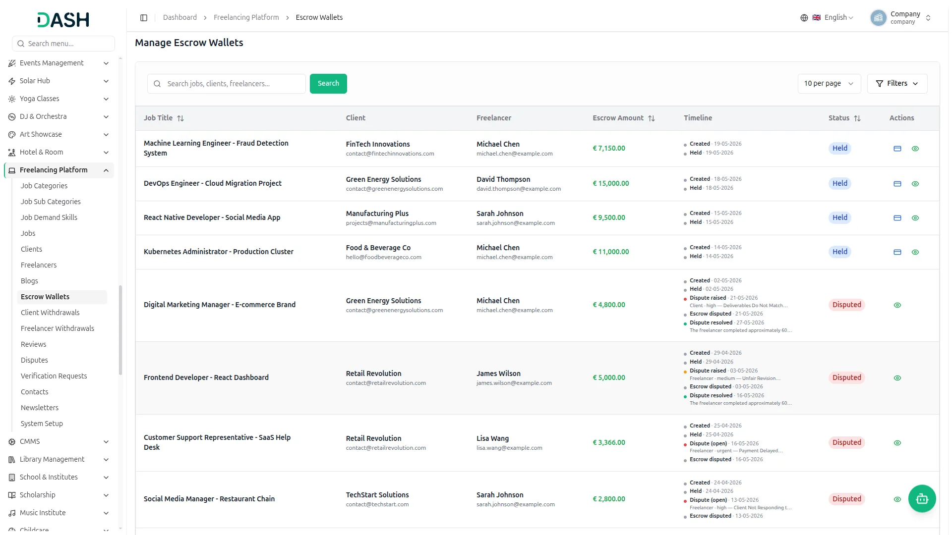 freelancing platform