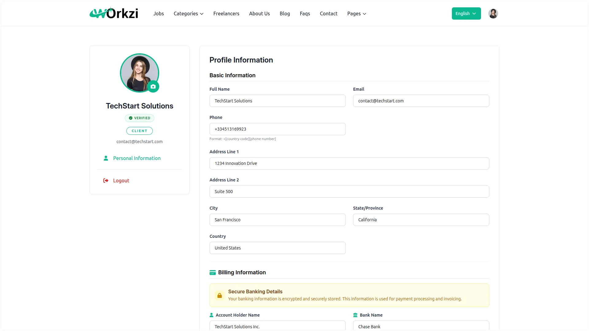 freelancing platform