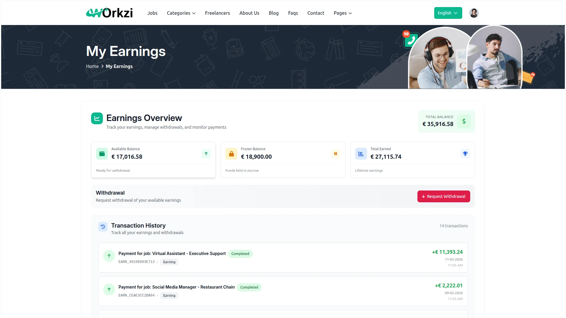 freelancing platform