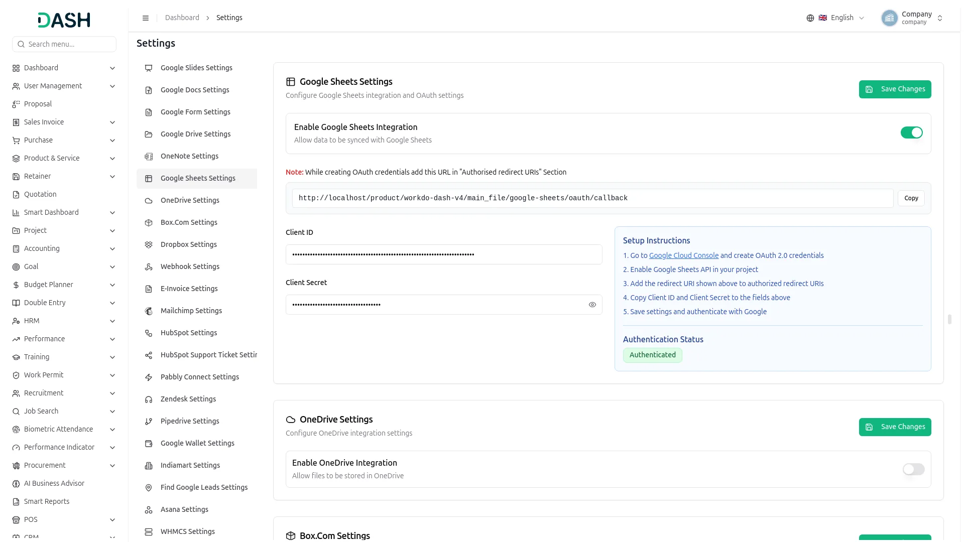 google sheet