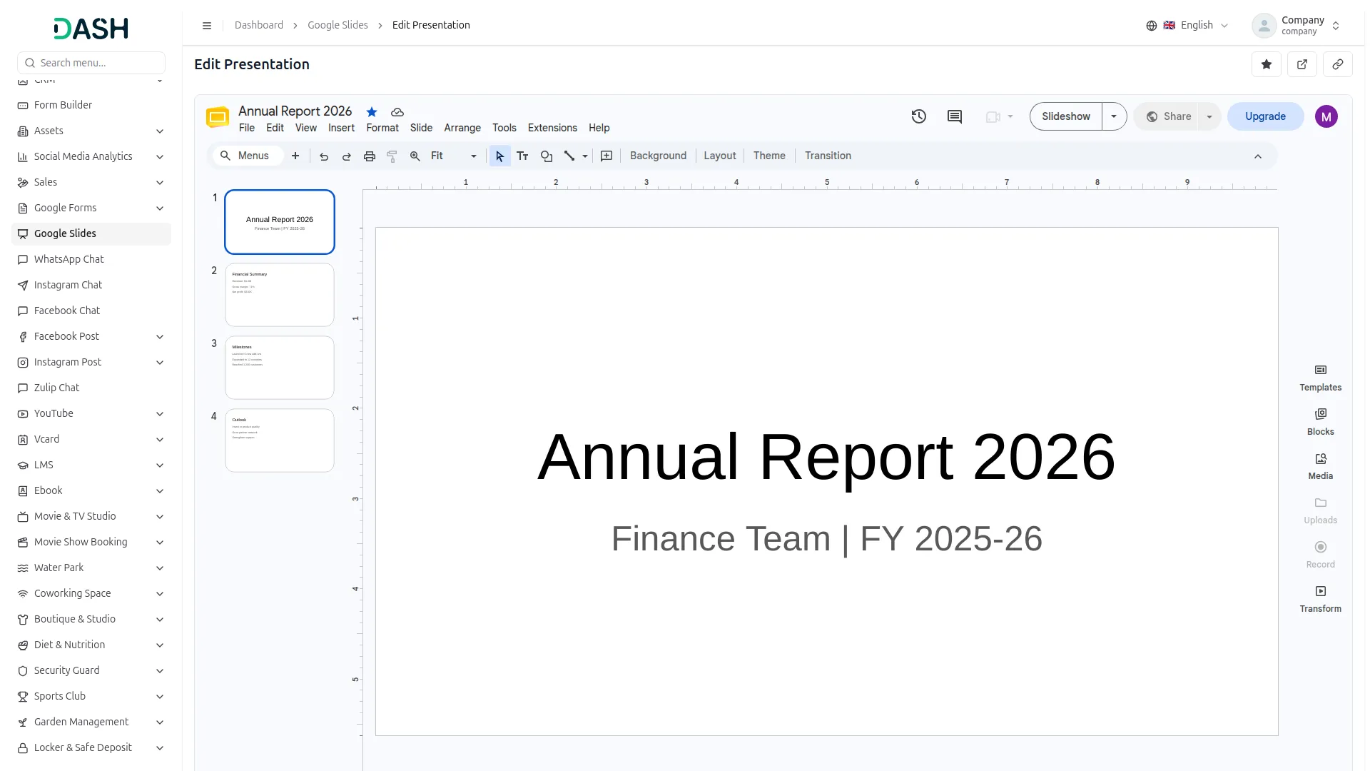 google slides