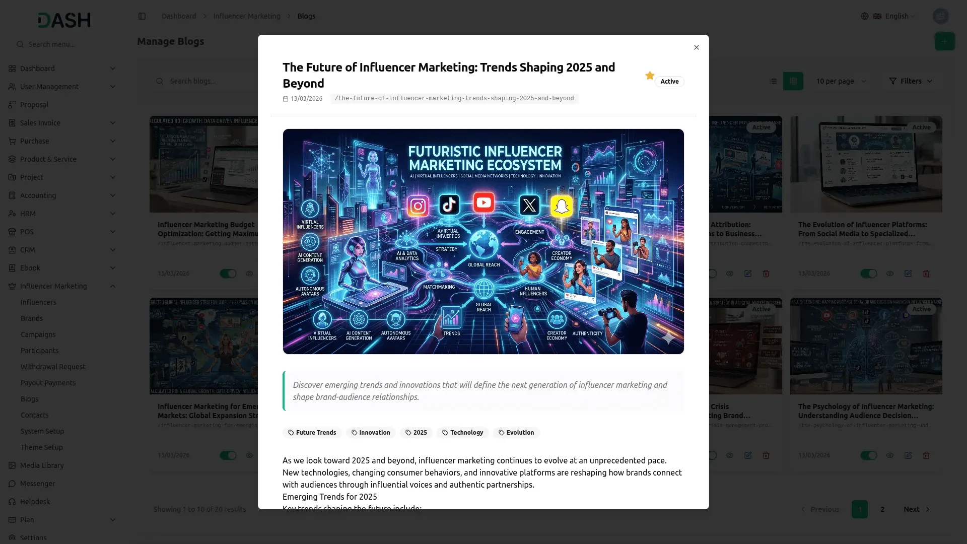 Influence Marketing