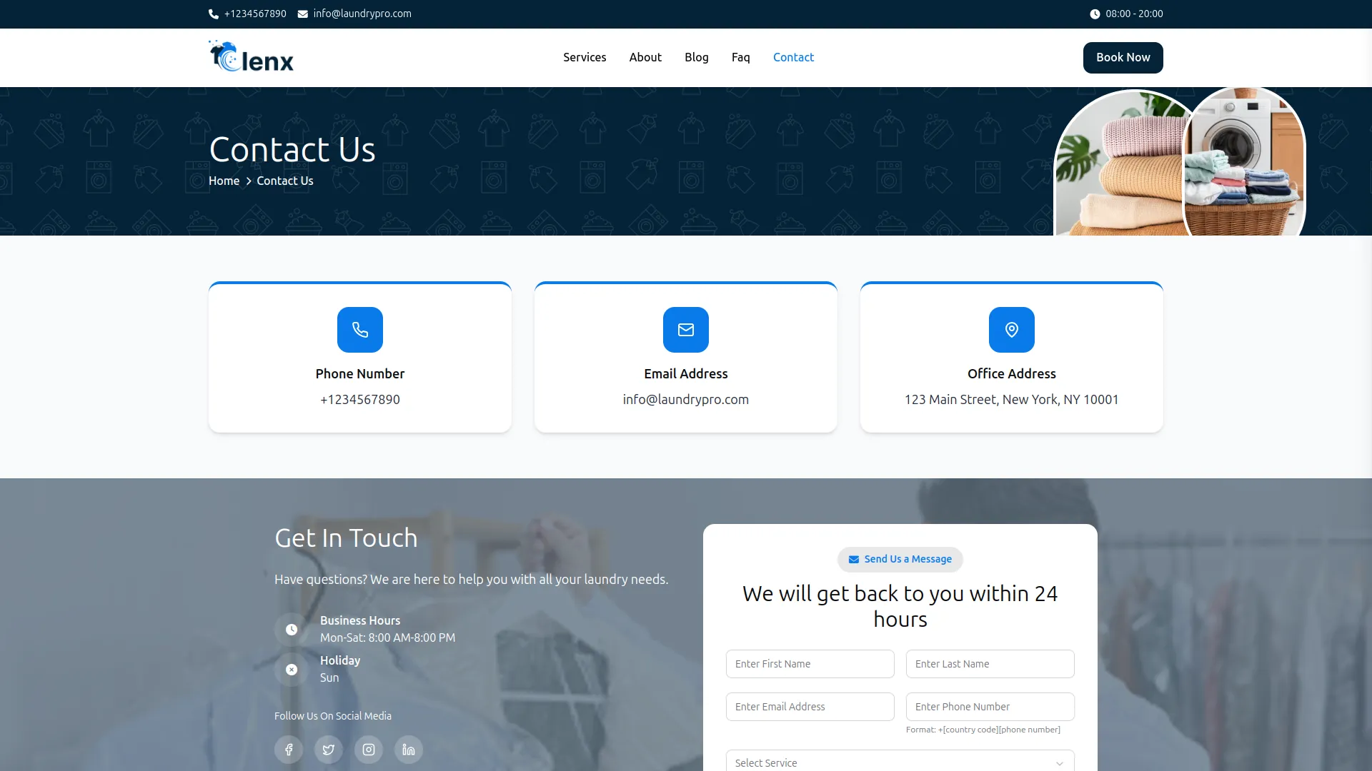 Laundry Management Integration