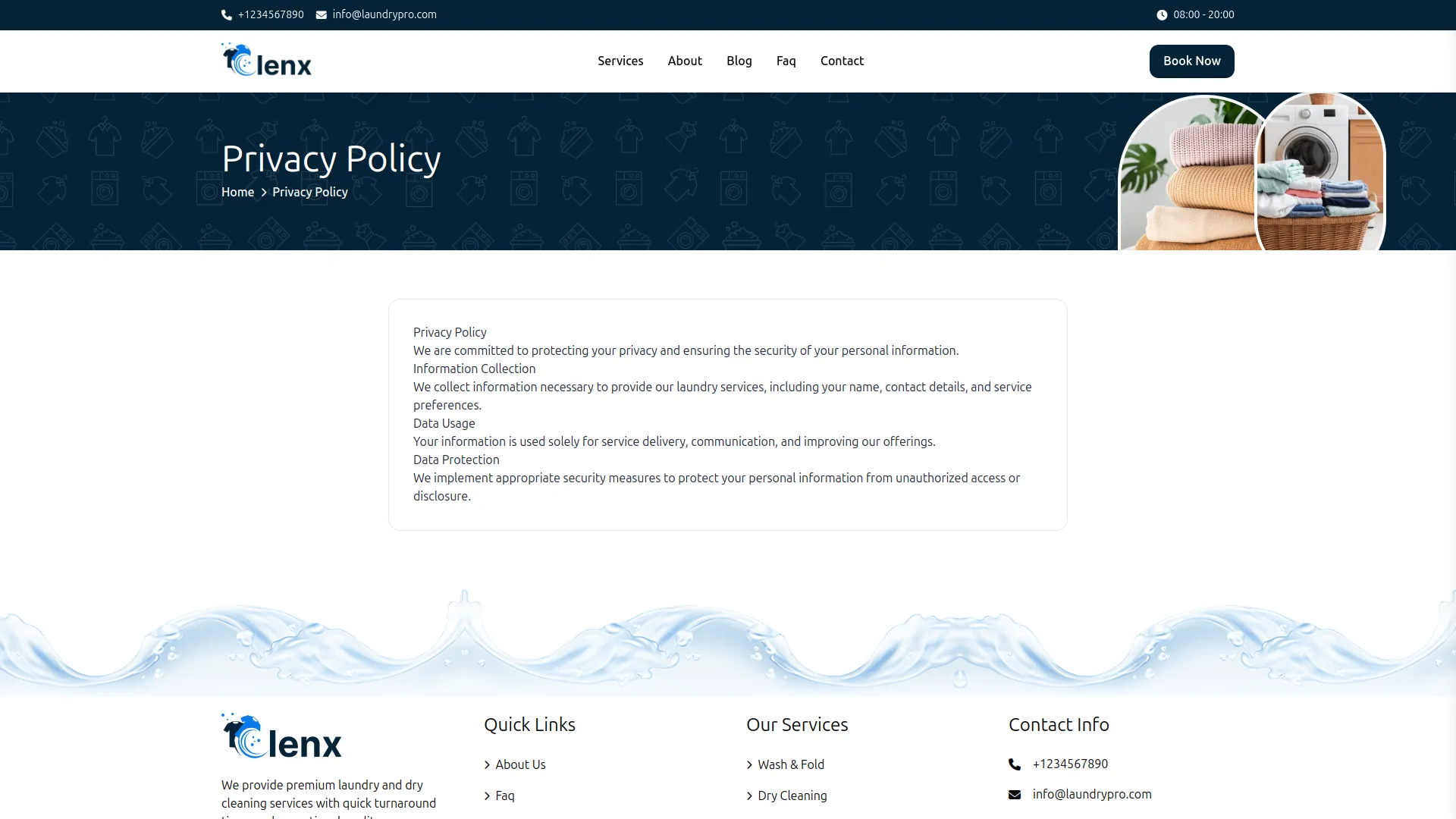 Laundry Management Integration