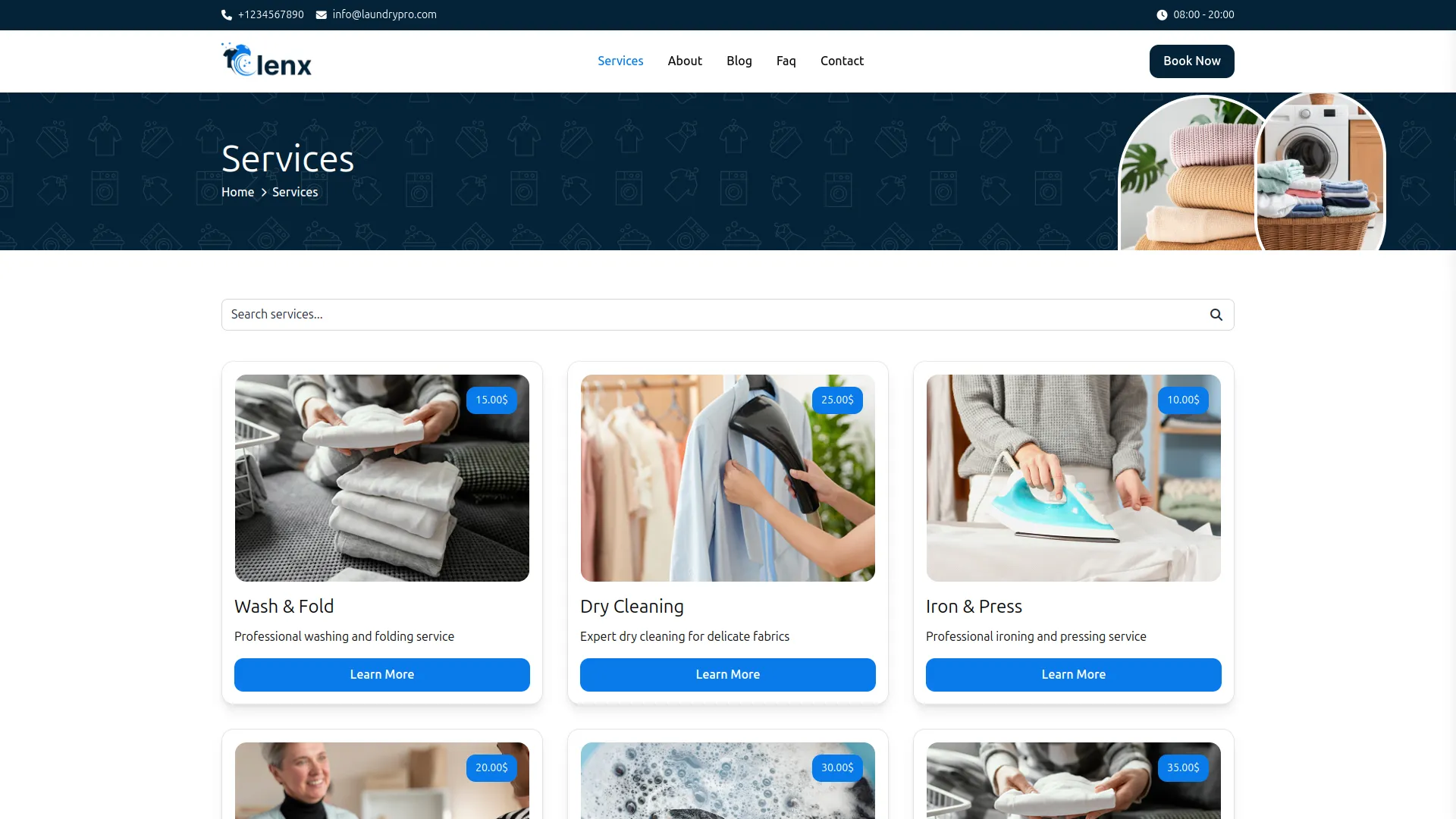 Laundry Management Integration