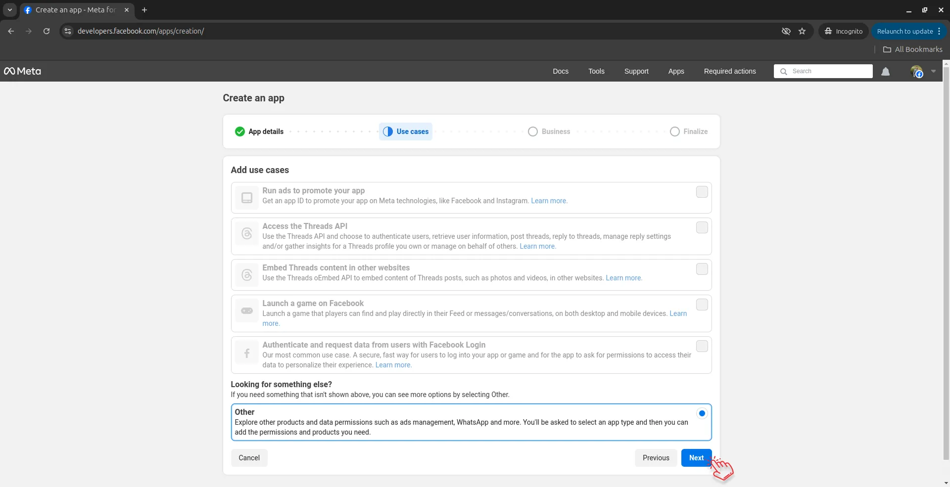 create app