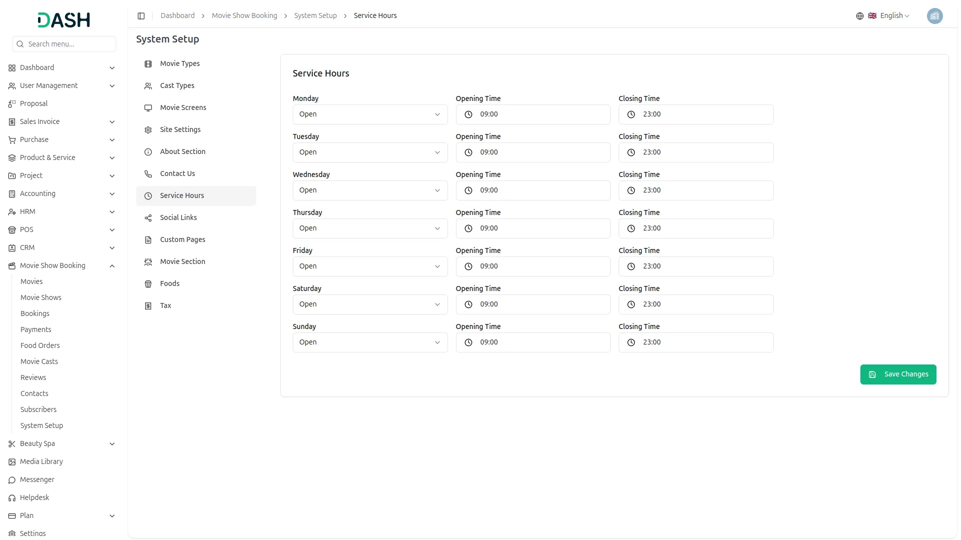 Movie Show Booking System