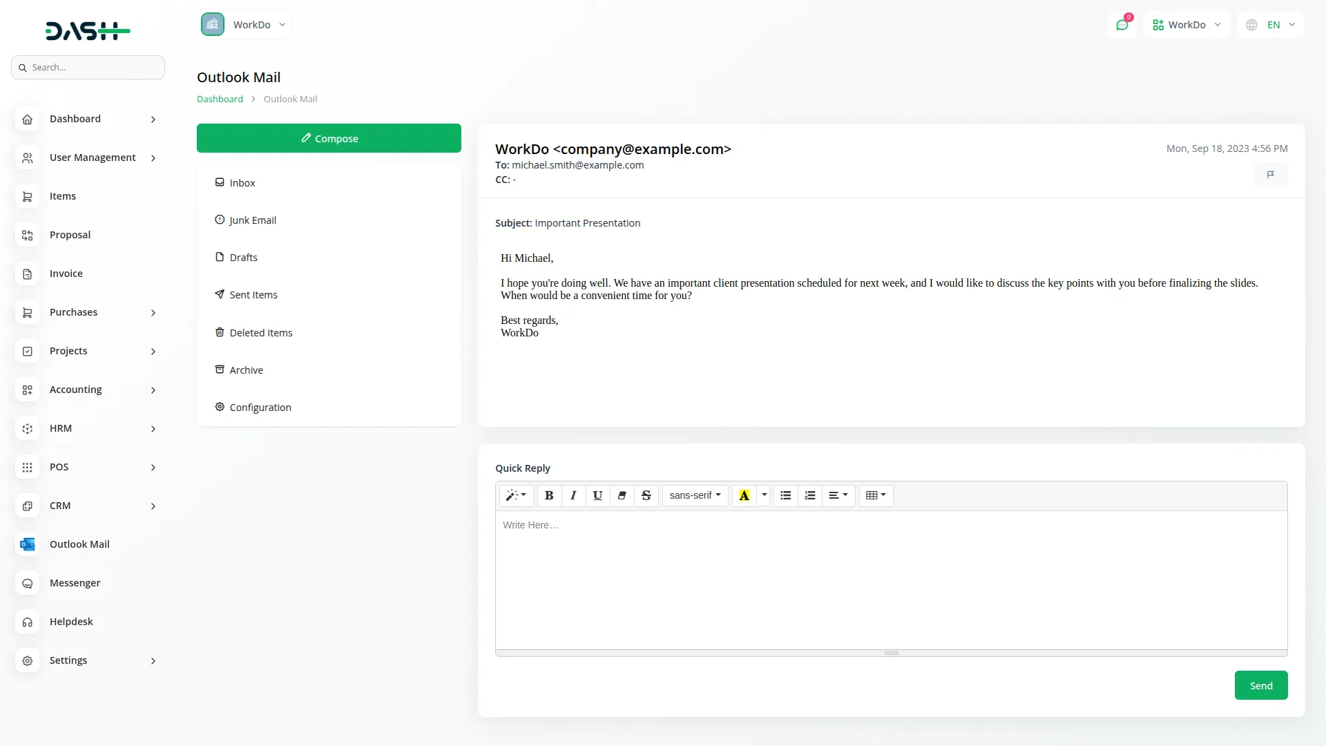outlook mail