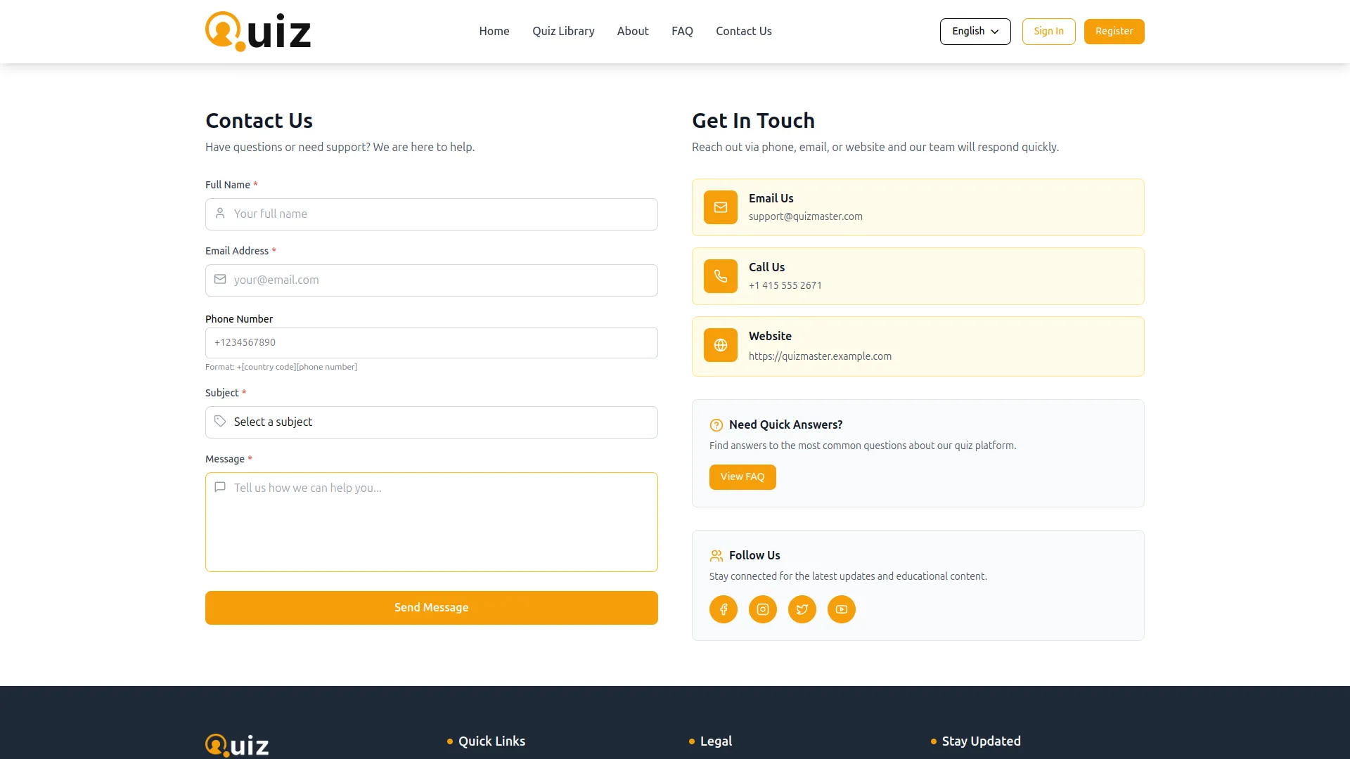 Quiz Management