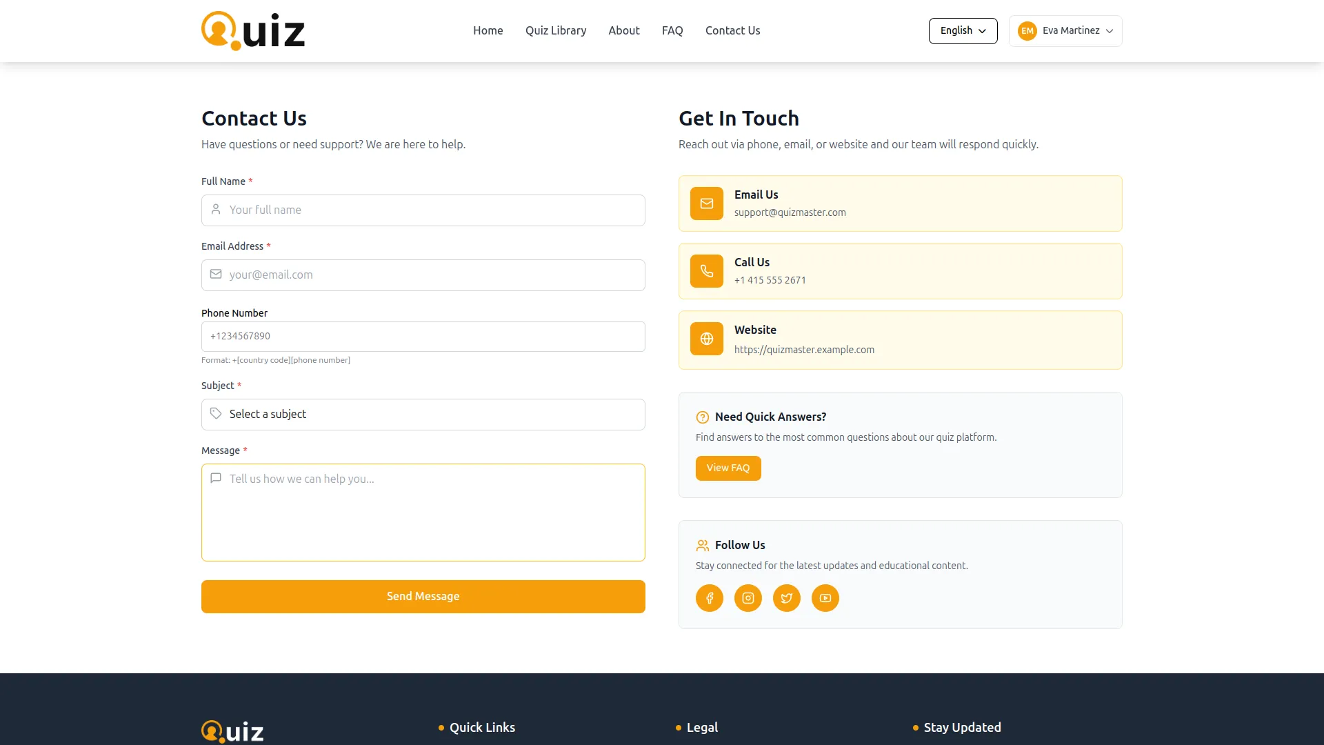 Quiz Management