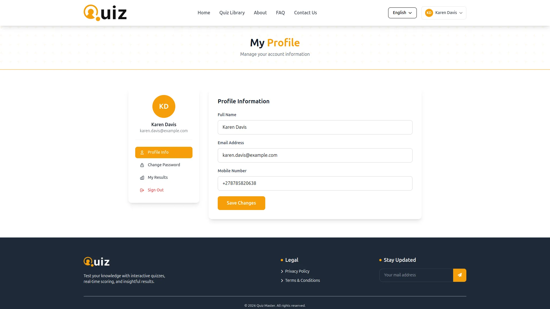 Quiz Management