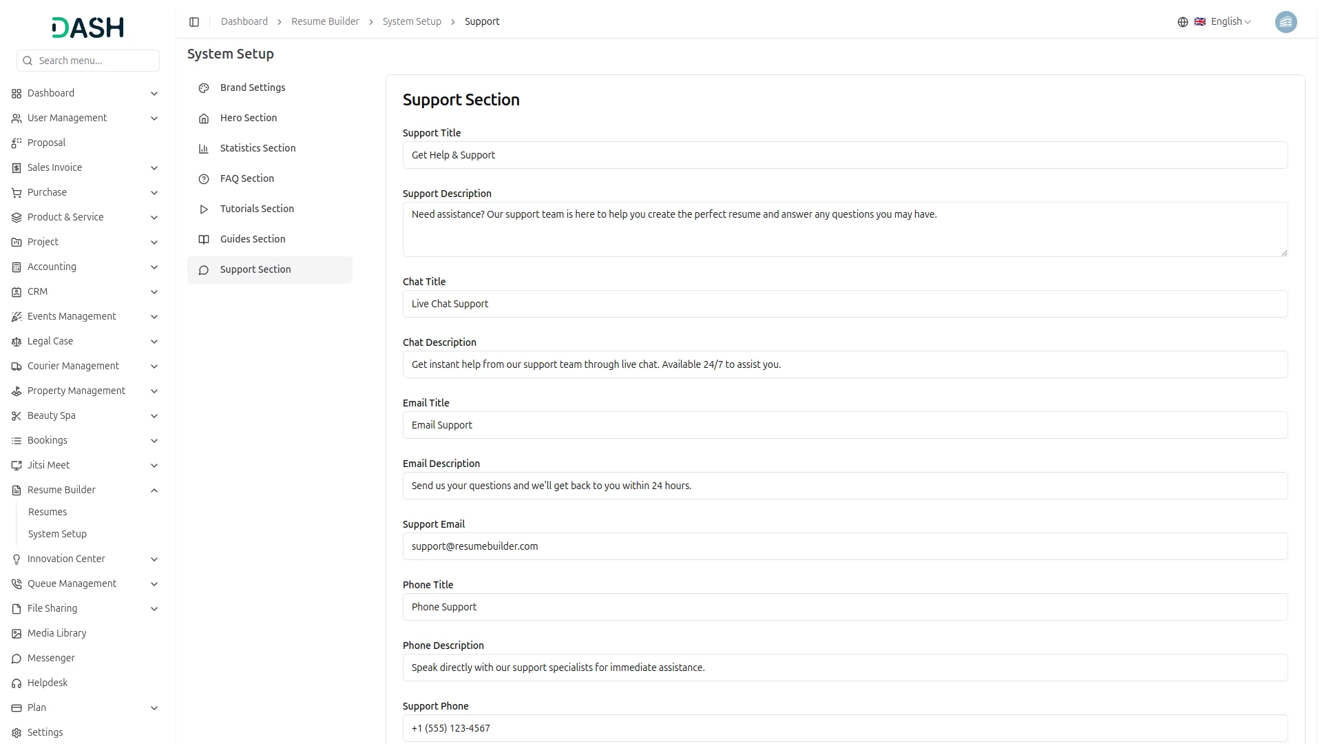 resume builder