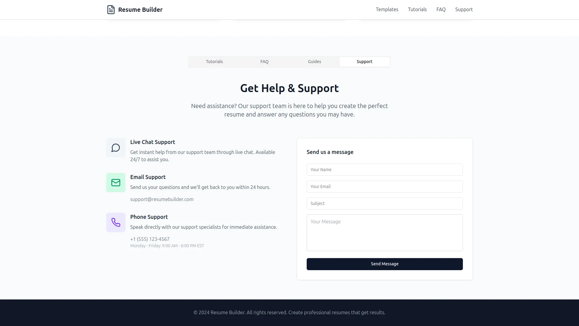 resume builder