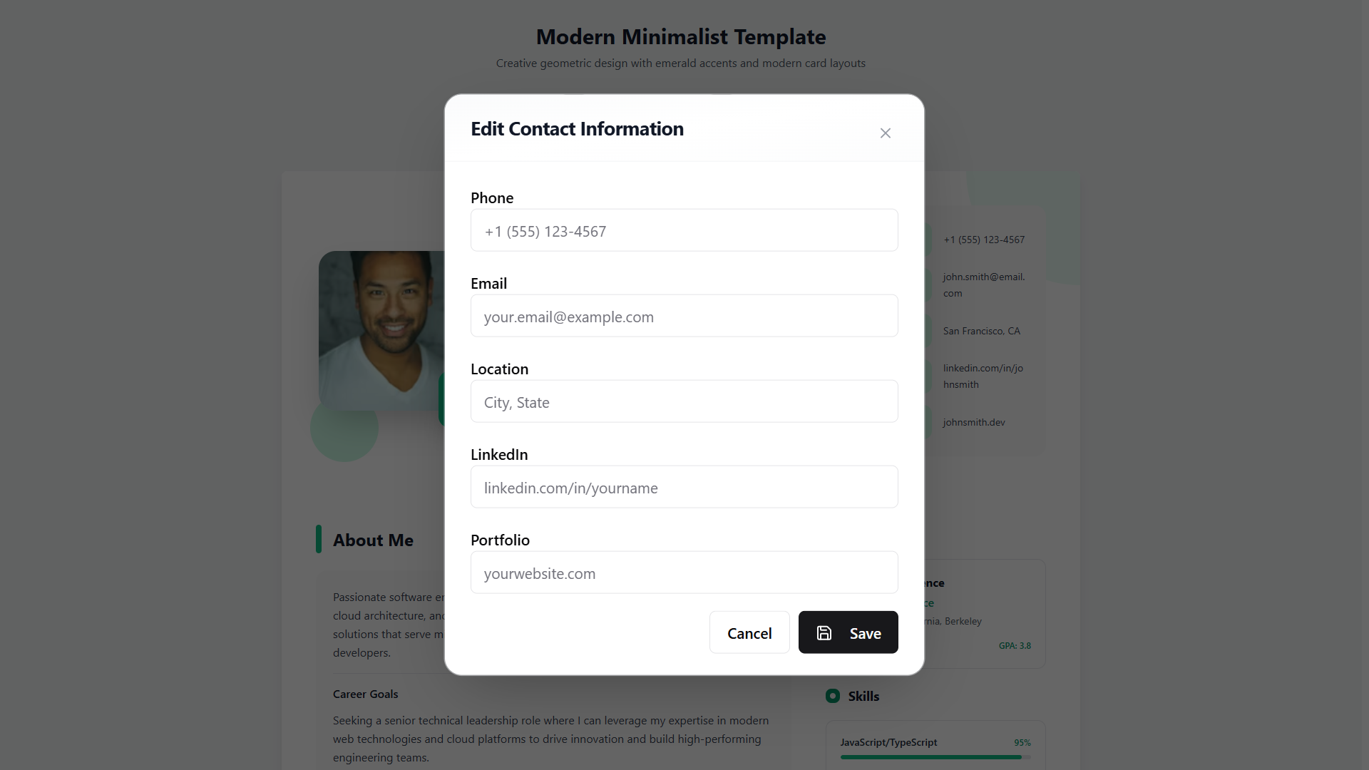 resume builder