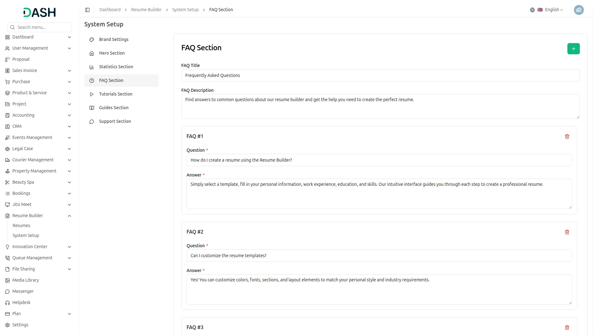 resume builder