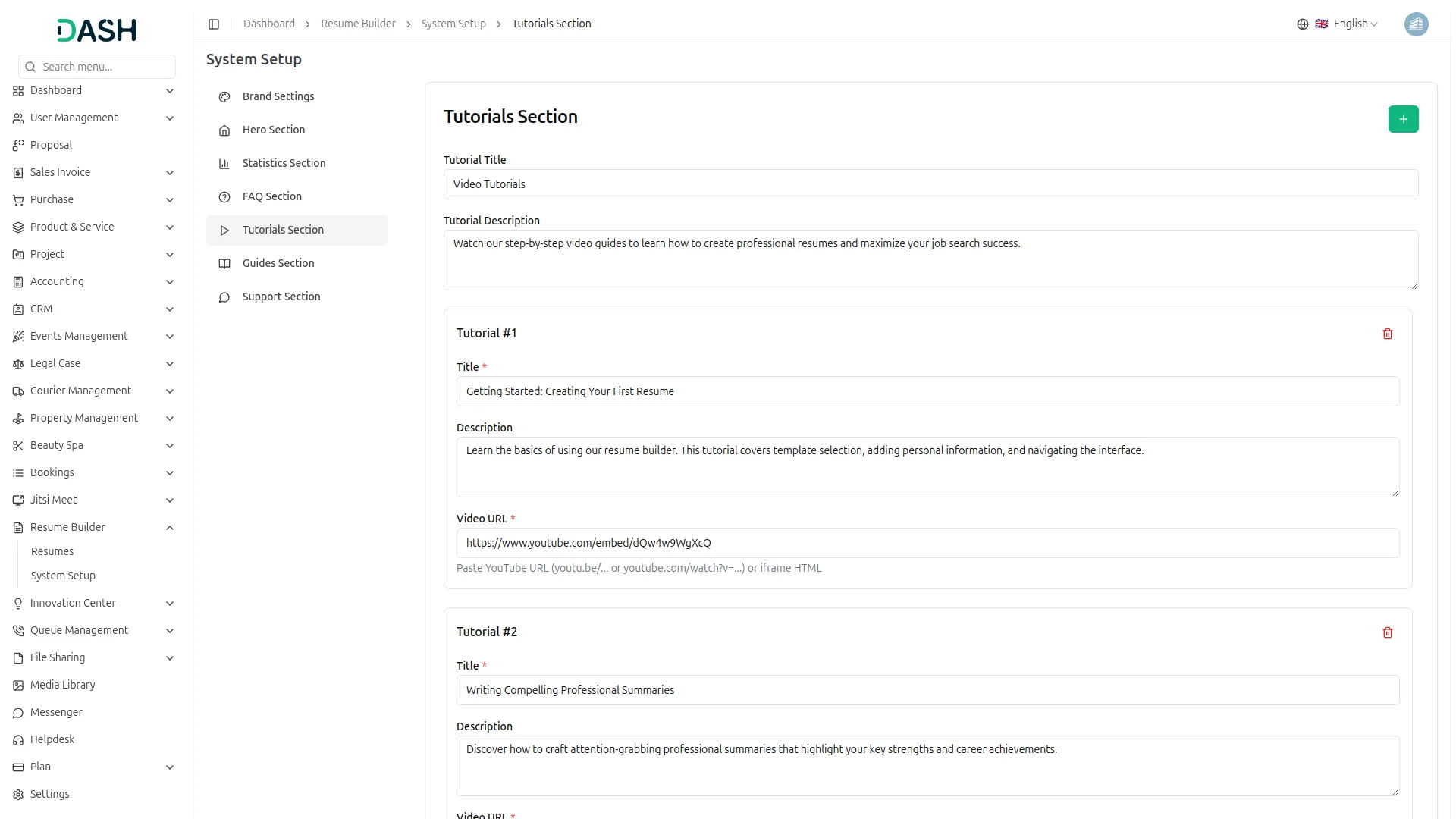 resume builder