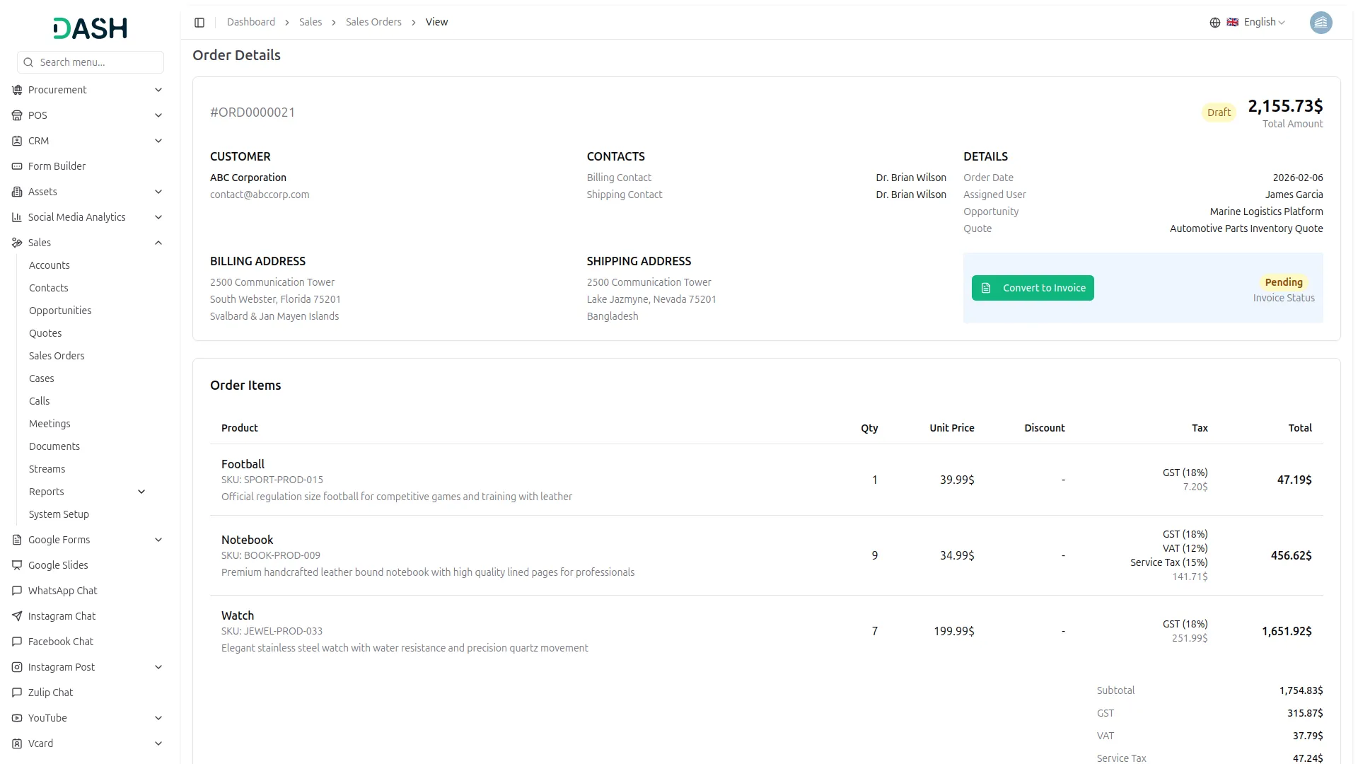 sales