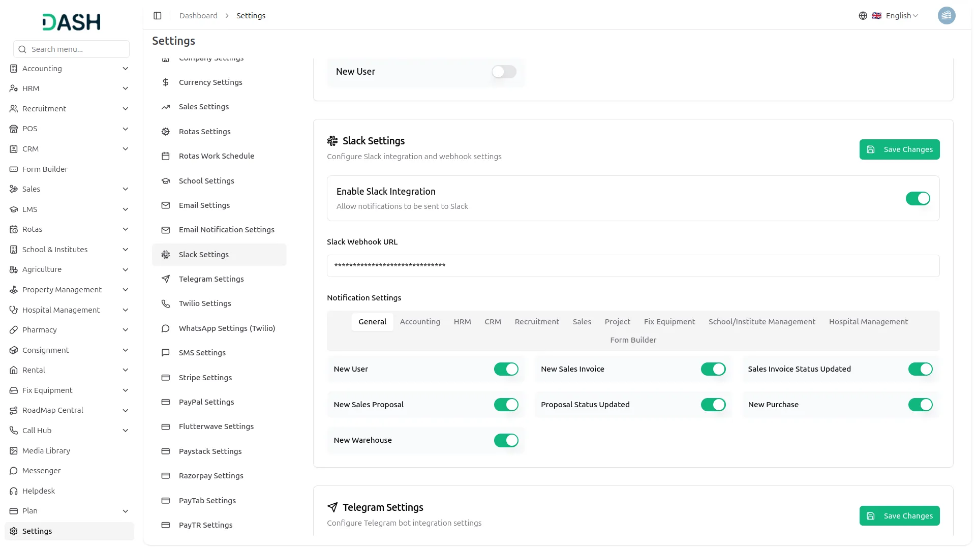 slack dash saas