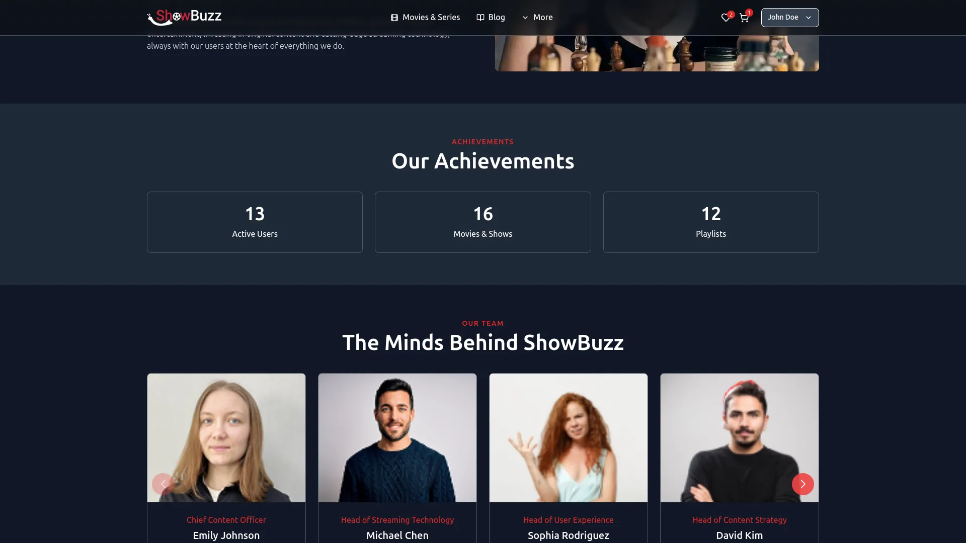 Movie & Tv Studio management