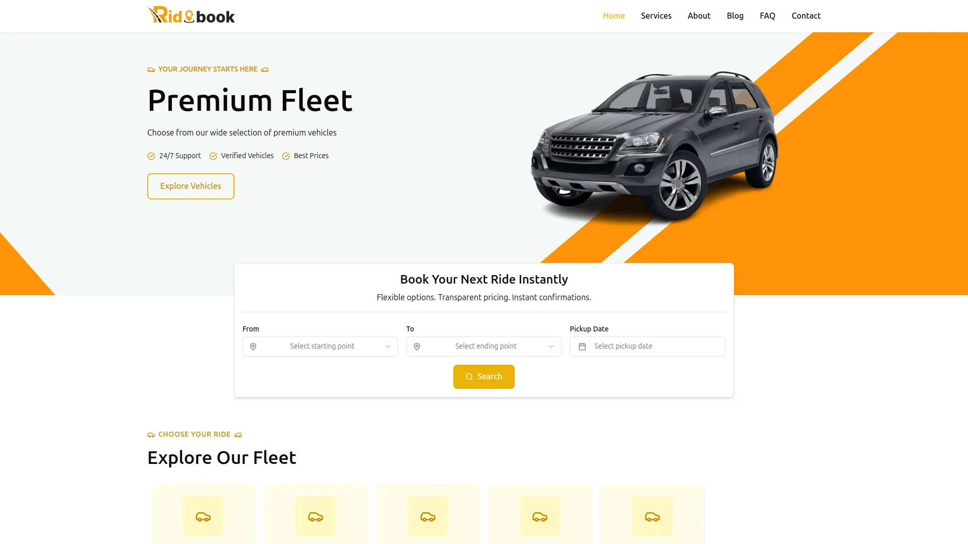 vehicle booking
