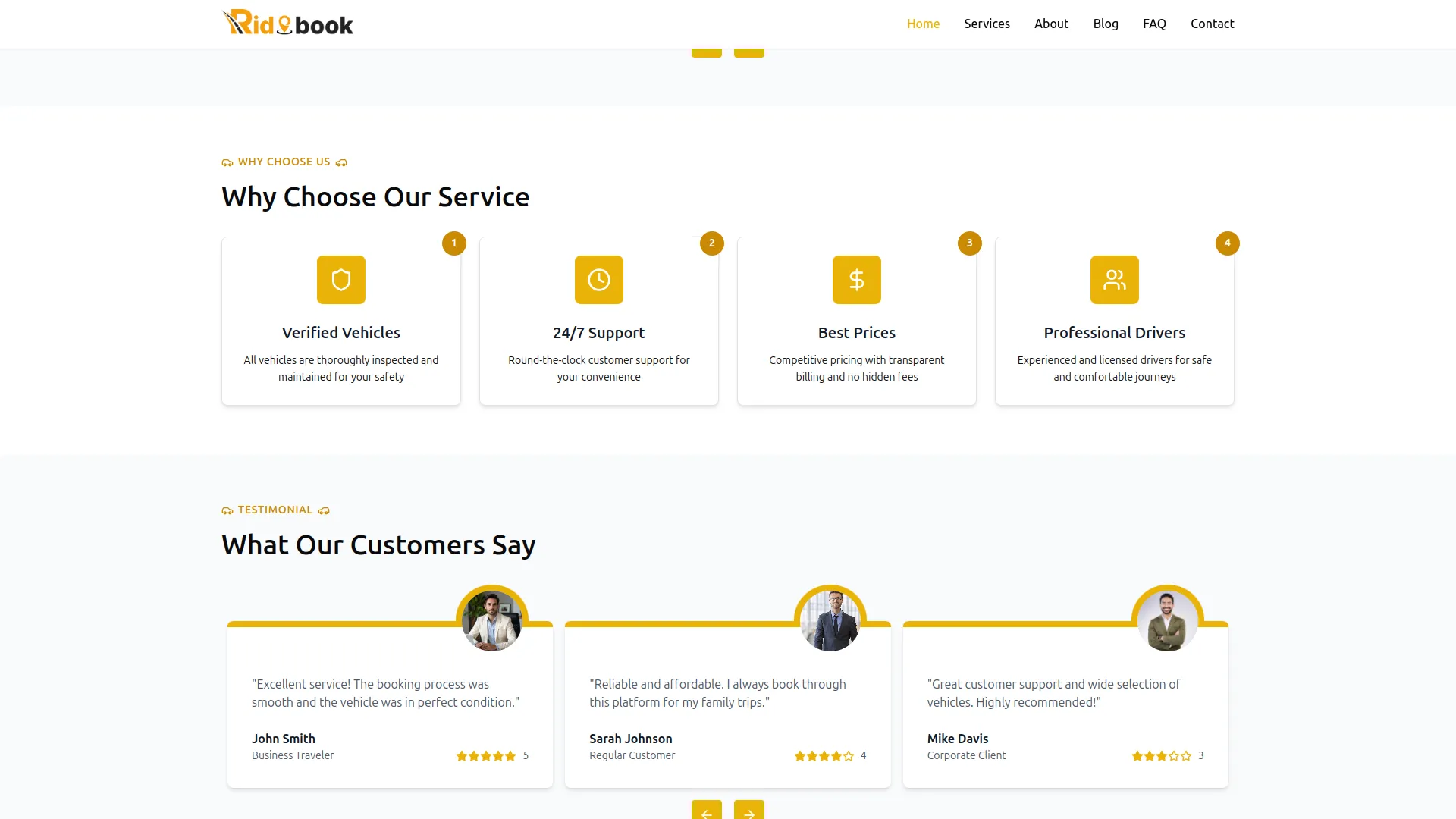 vehicle booking