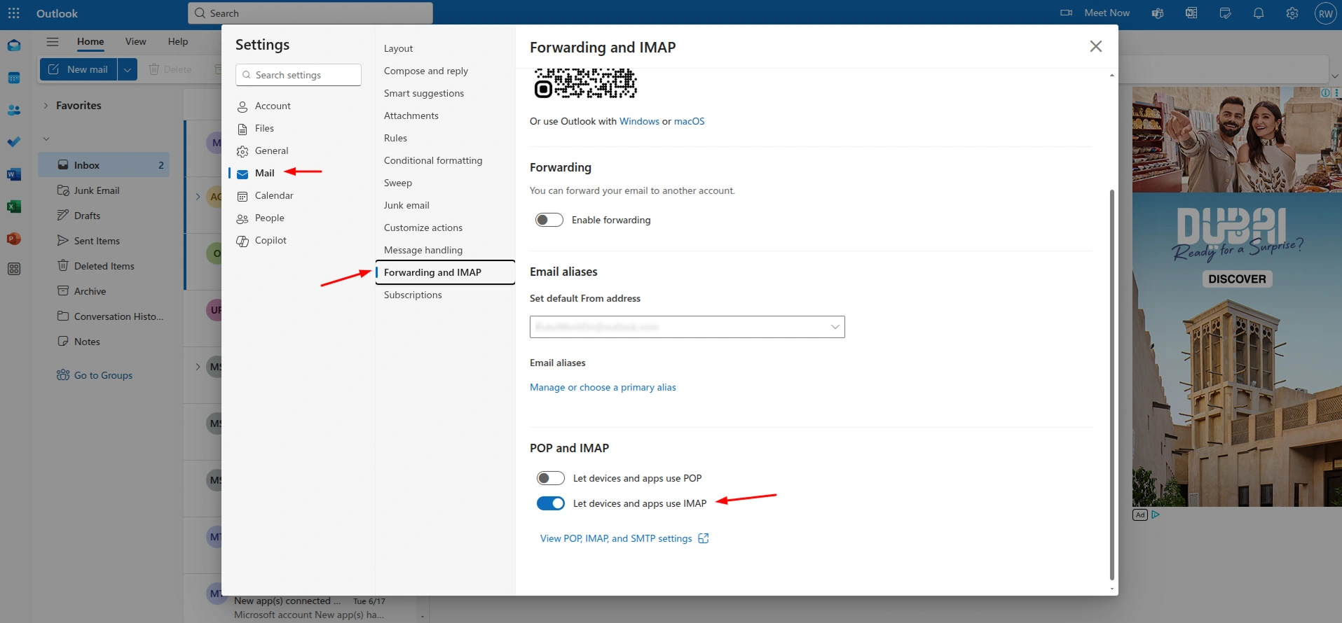 IMAP Credentials