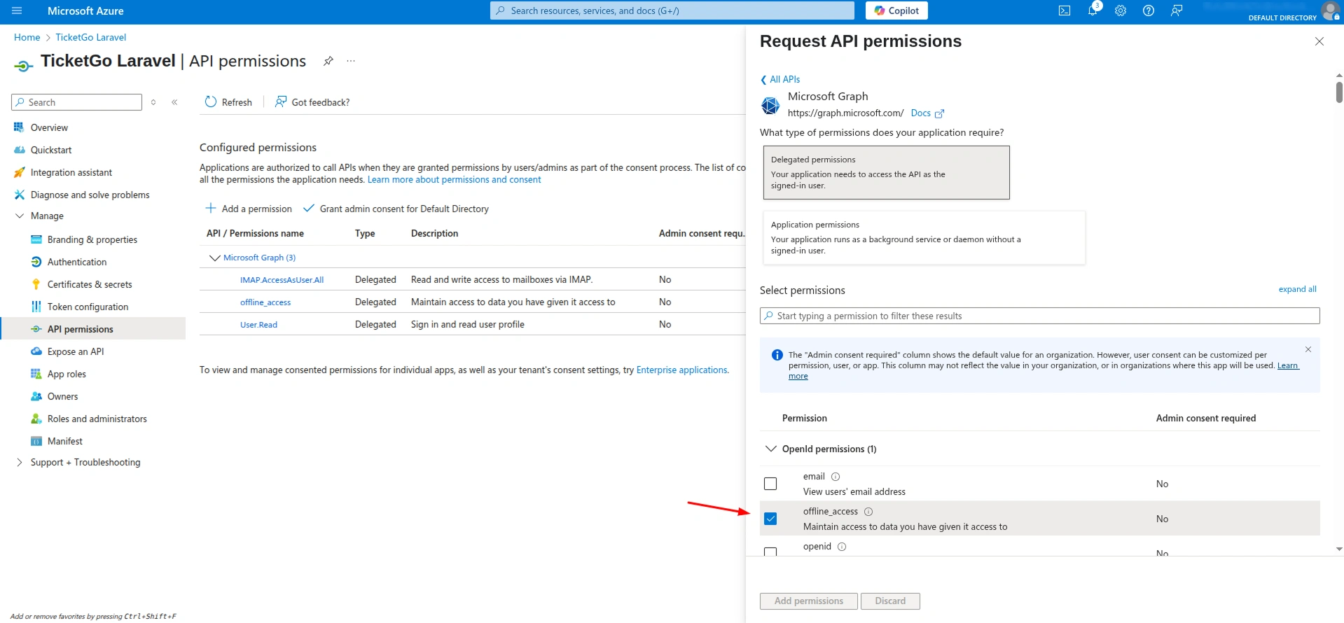IMAP Credentials