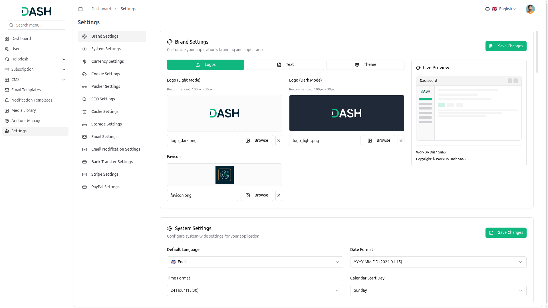 workdo dash
