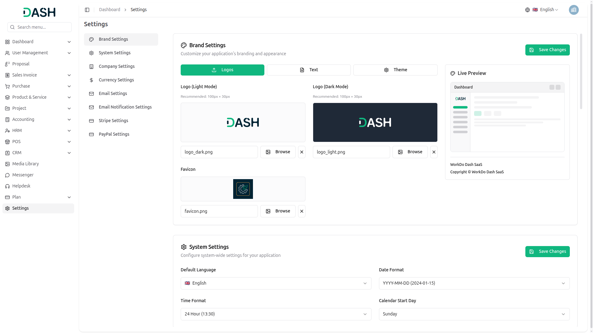 workdo dash