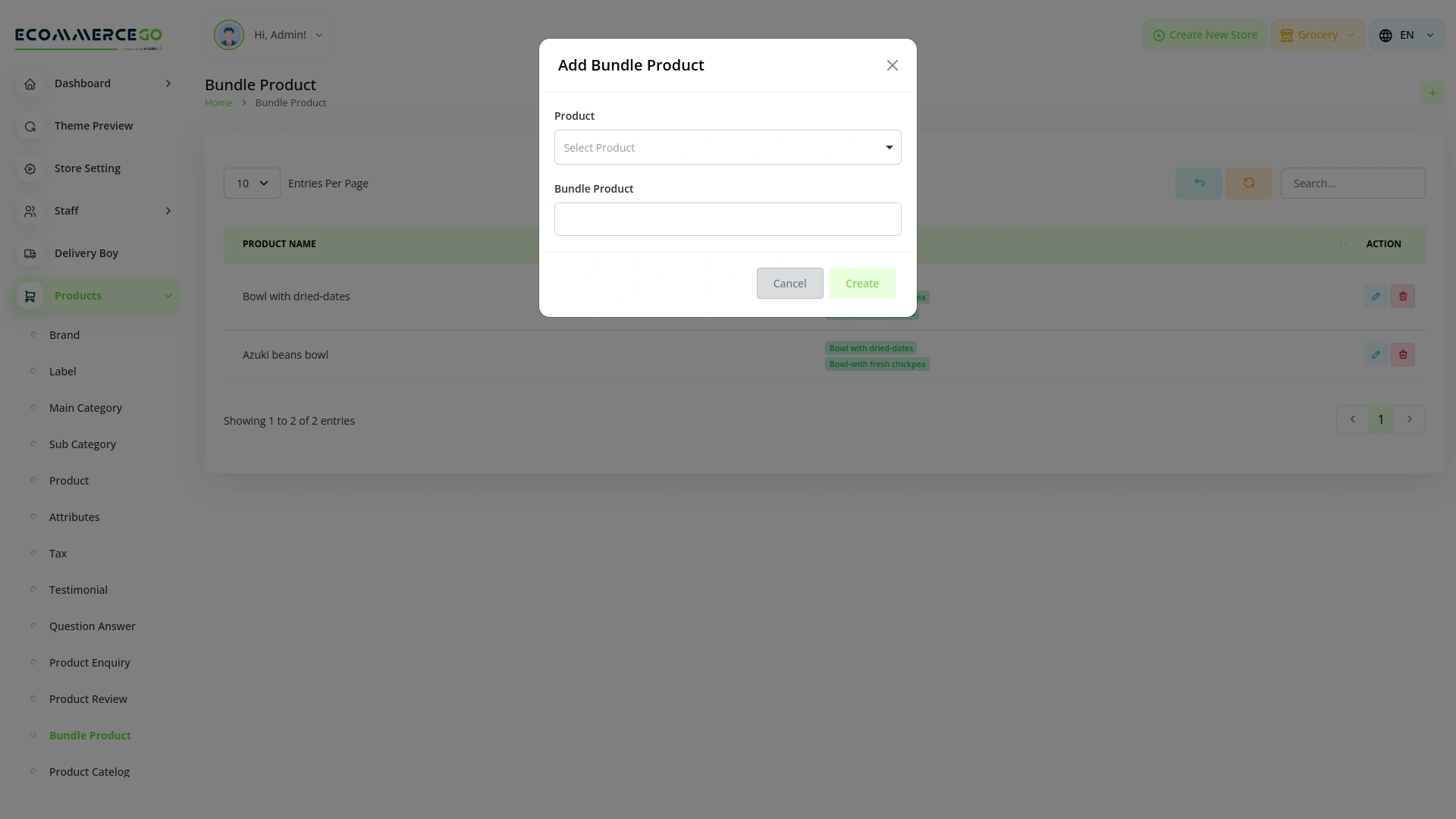 Bundle Product – eCommerceGo Add-On