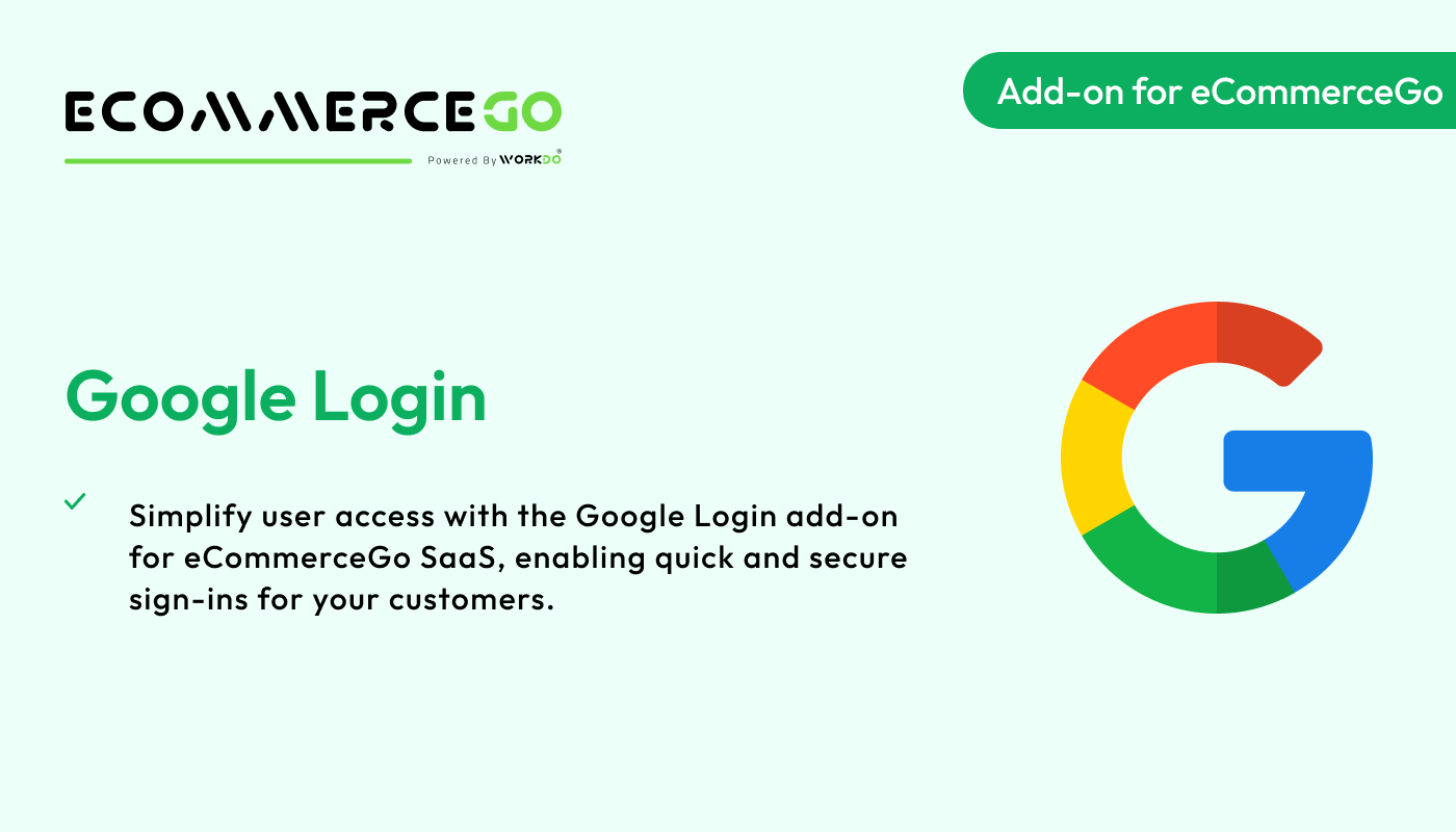 Google Login – eCommerceGo Addon - WorkDo