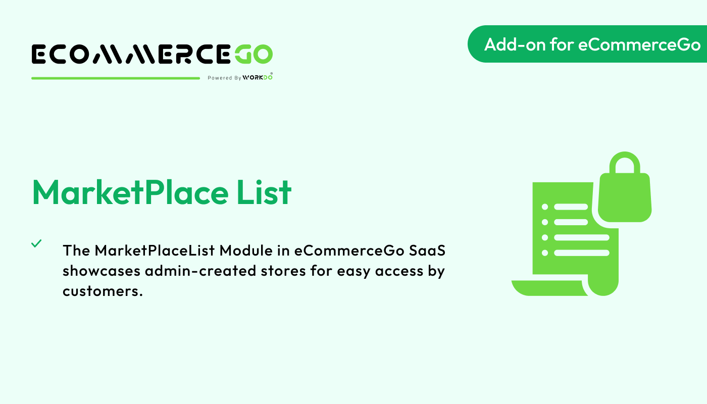 MarketPlace List – eCommerceGo Addon - WorkDo
