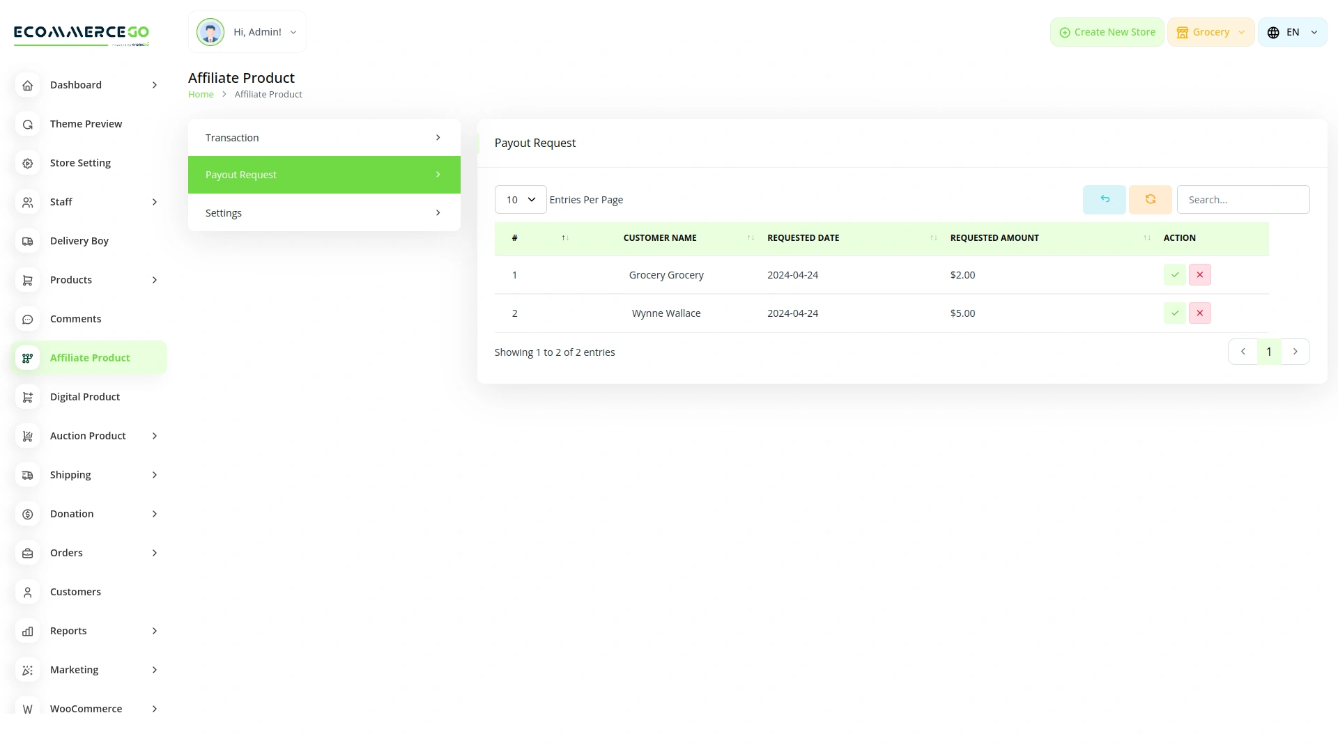 Product Affiliate – eCommerceGo Add-On