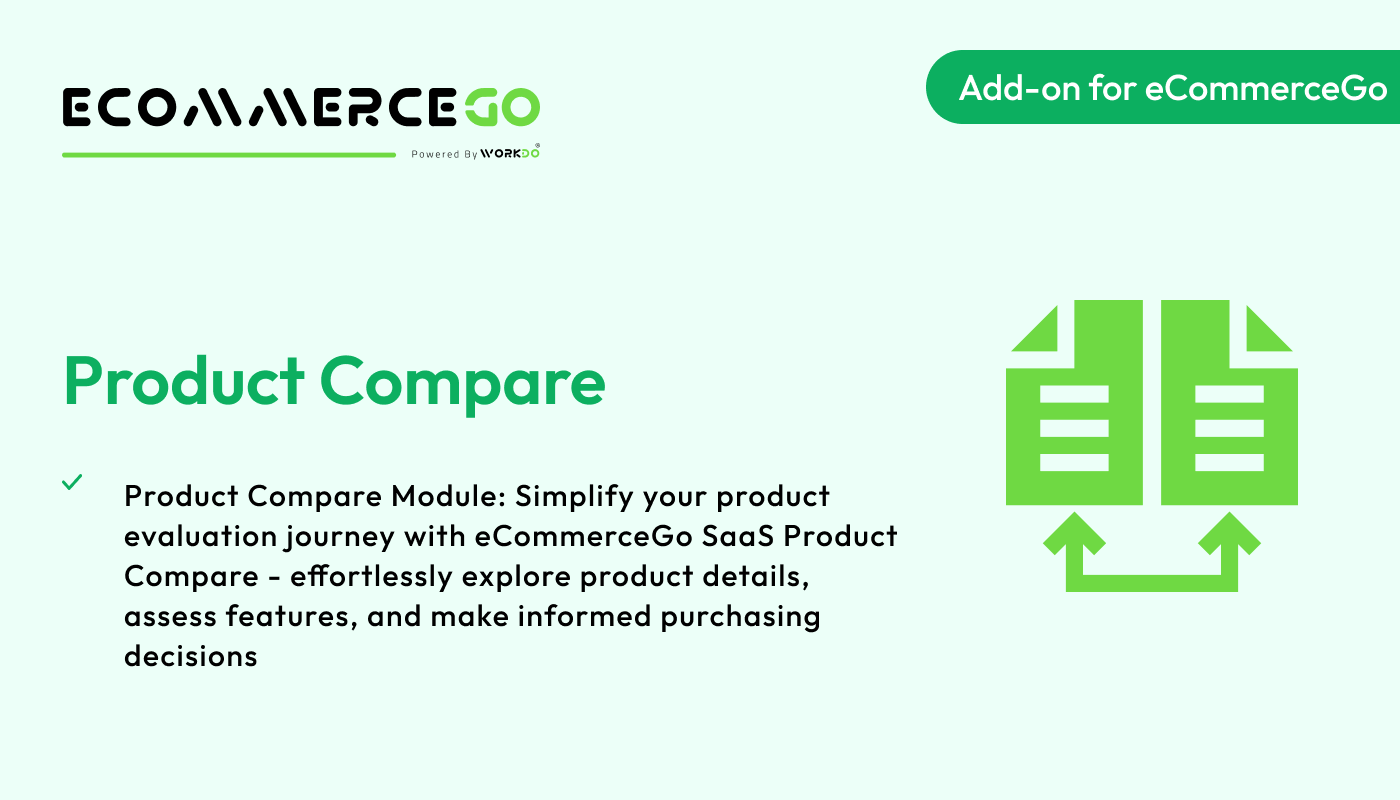Product Compare – eCommerceGo Addon - WorkDo