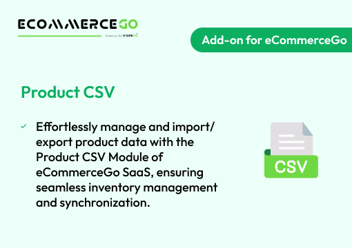 Product CSV – eCommerceGo Addon - WorkDo