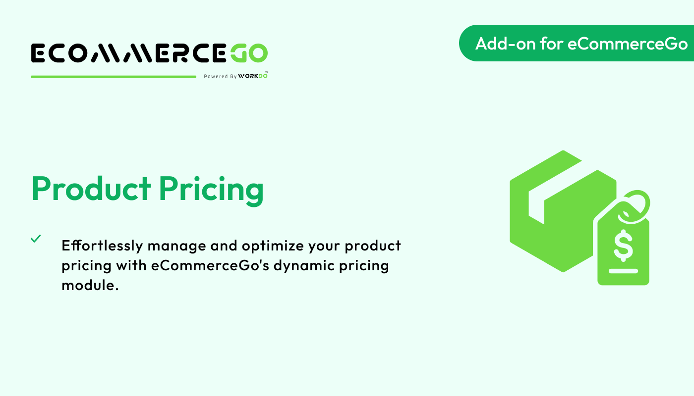 Product Pricing – eCommerceGo Addon - WorkDo