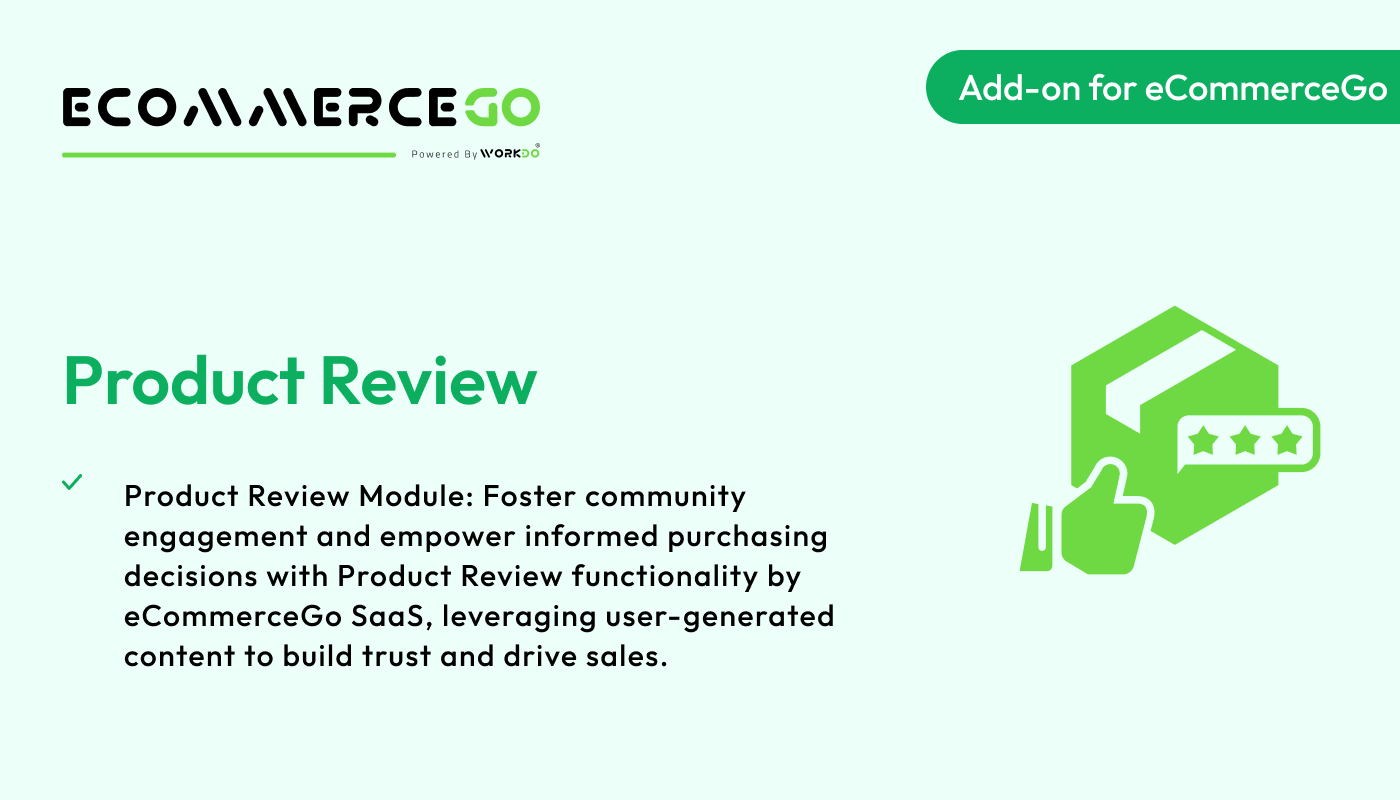 Product Review – eCommerceGo Addon - WorkDo