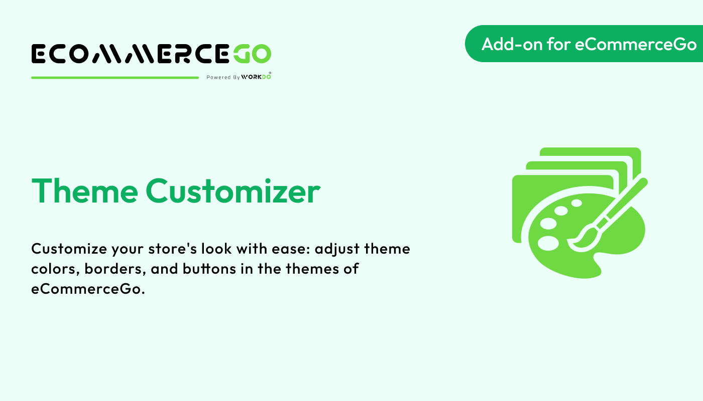 Theme Customizer – eCommerceGo Addon - WorkDo