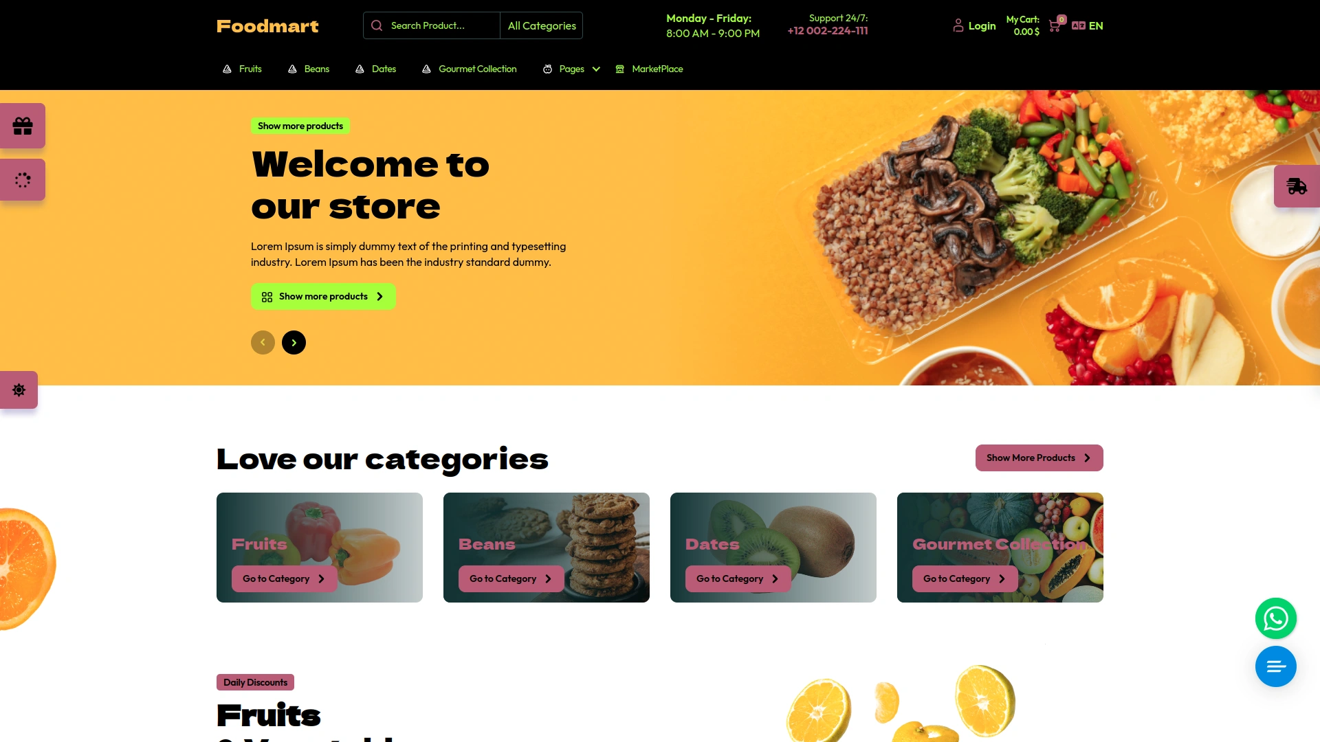 Theme Customizer – eCommerceGo Add-On
