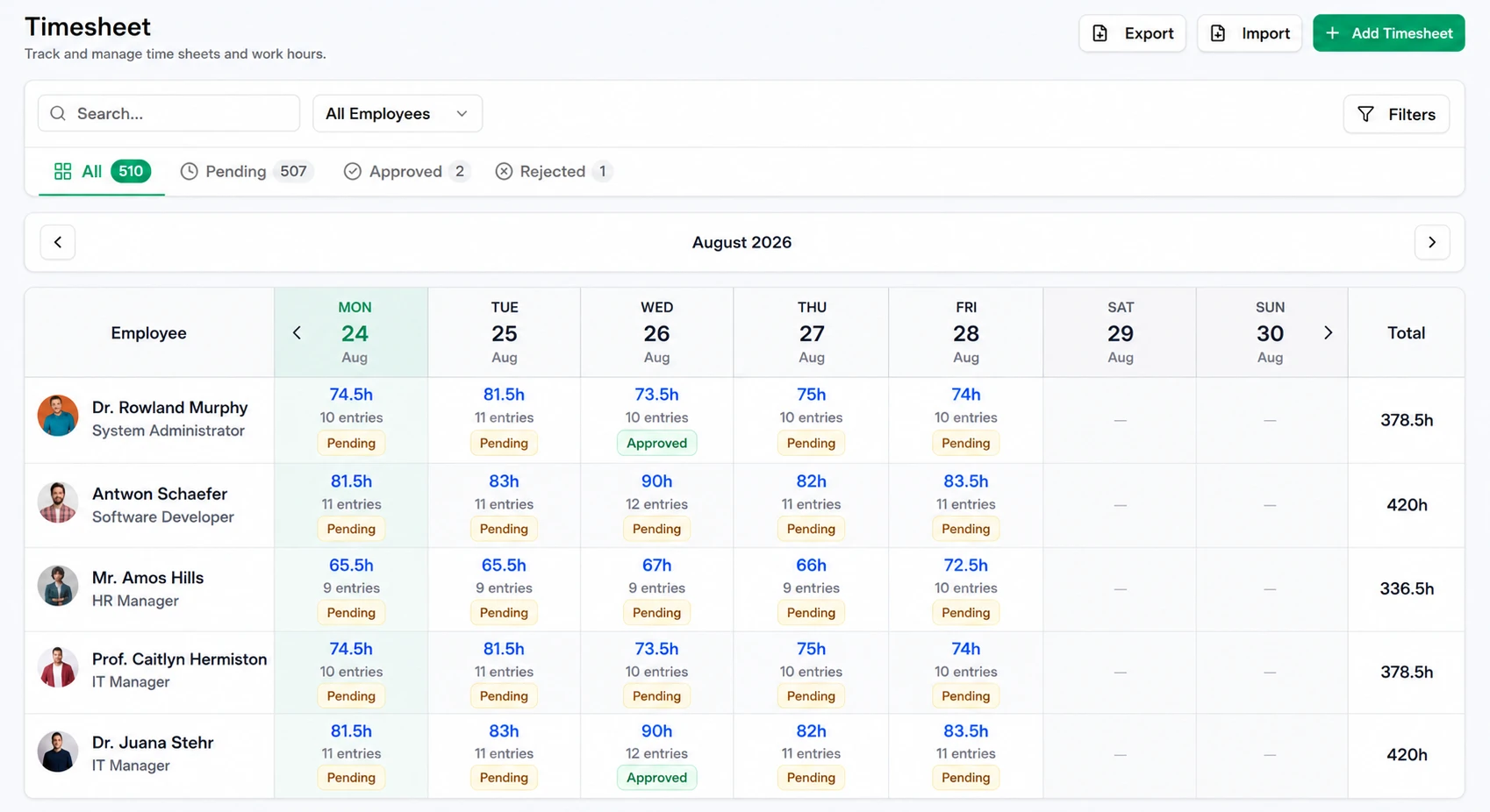 HRM SaaS Preview 4