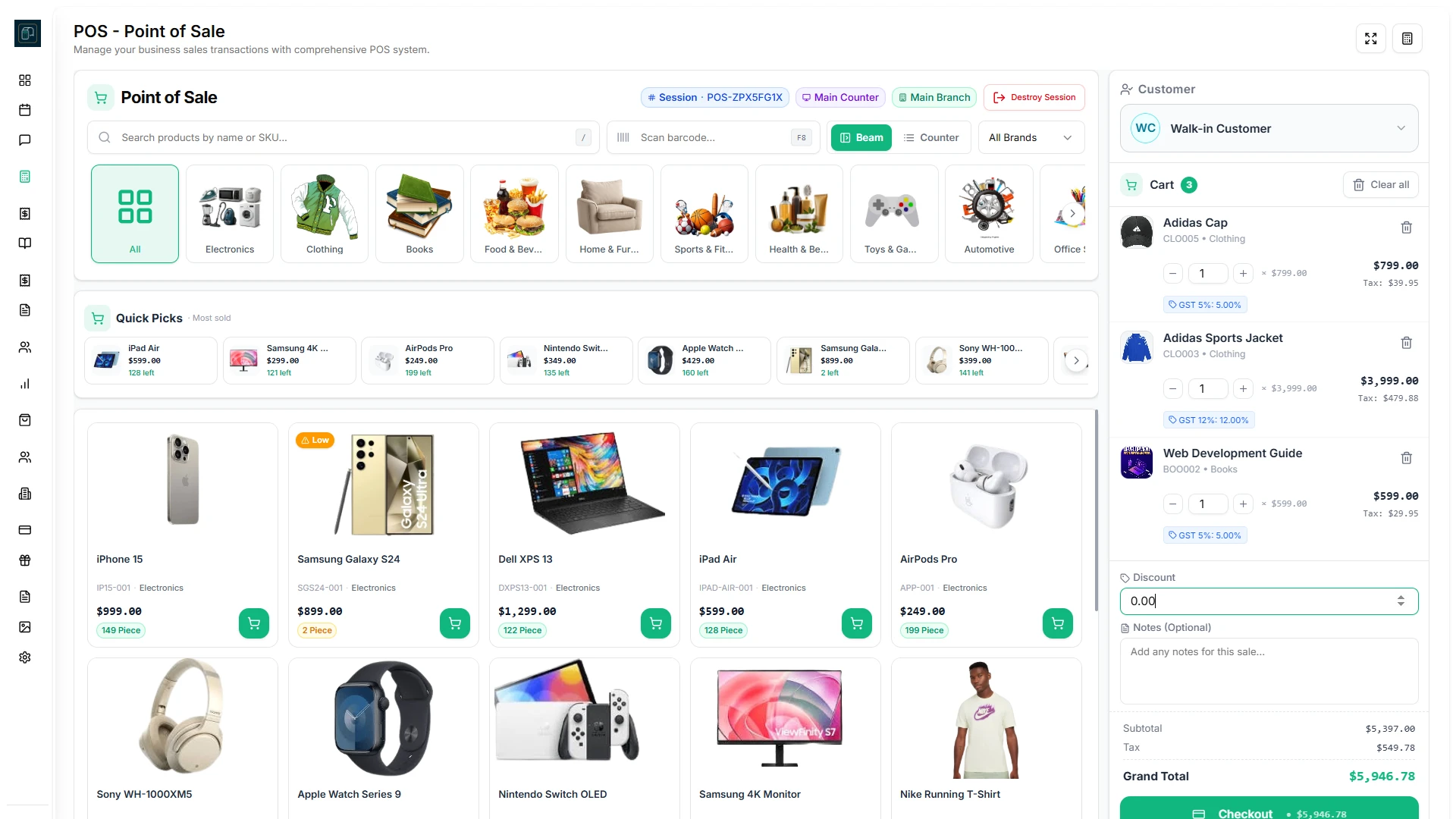 POS SaaS Preview 1