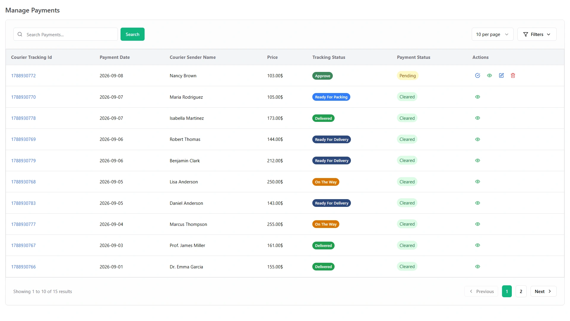 Streamlined Payment Management