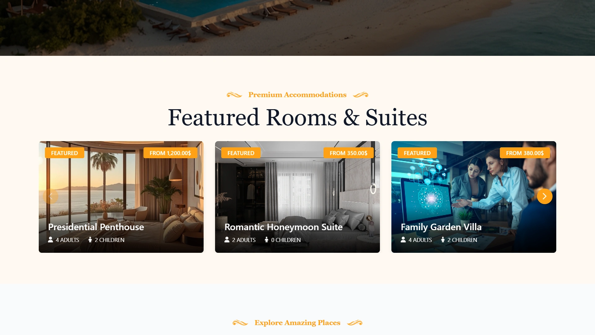 Room Amenities, Gallery & Virtual Tour