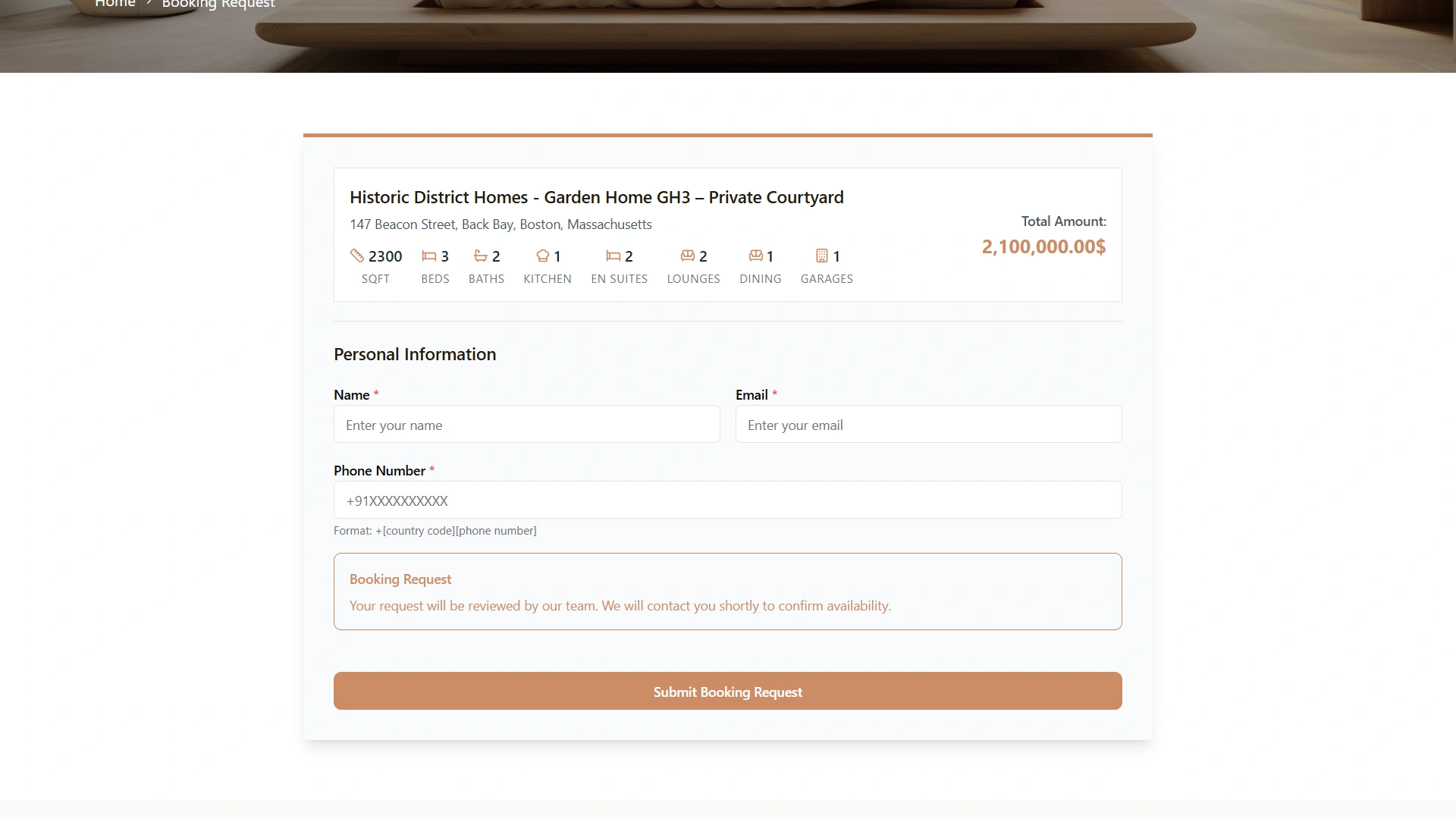 Rental Terms, Rates & Security Deposit Details