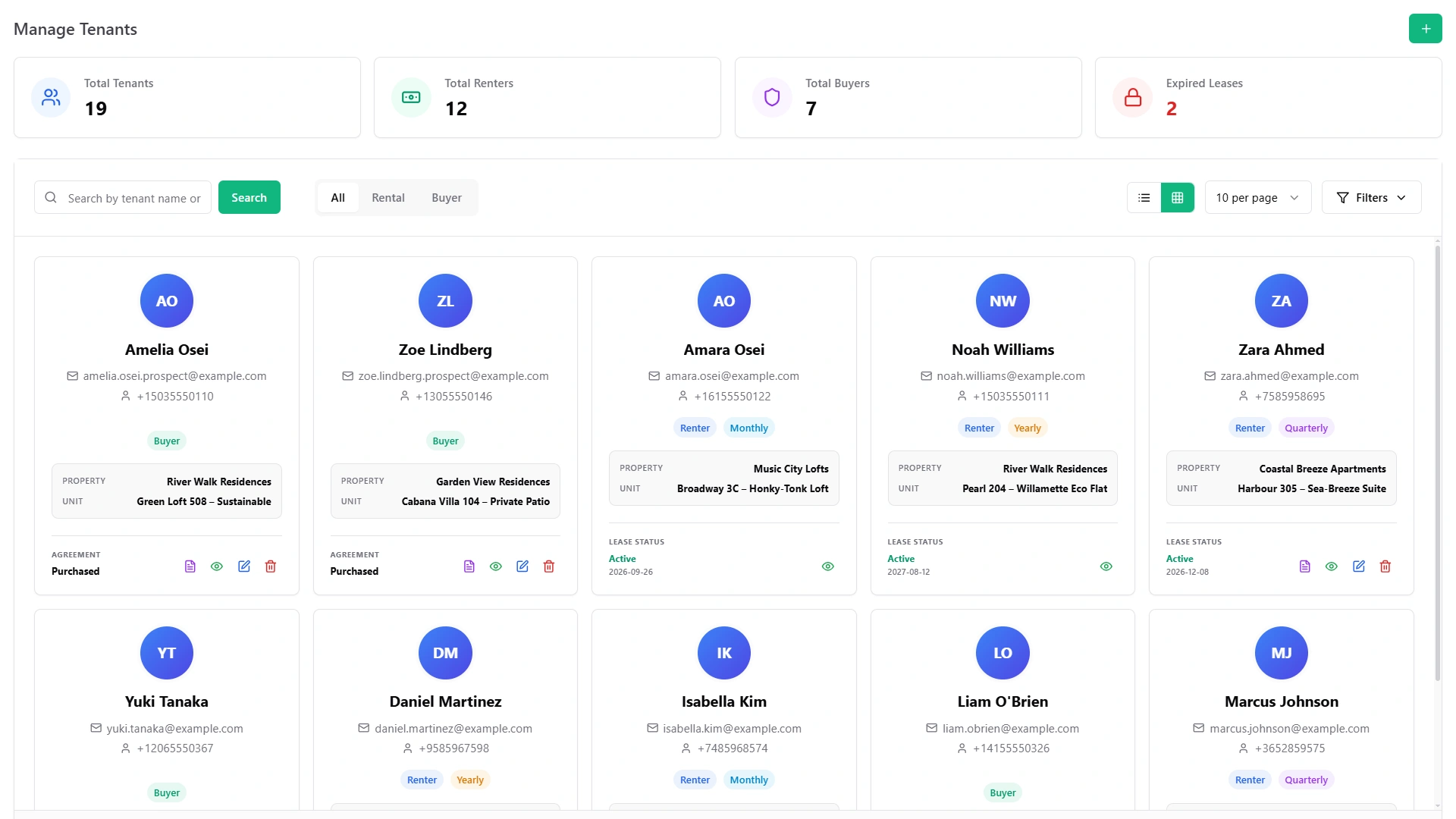 Tenant Communication Hub