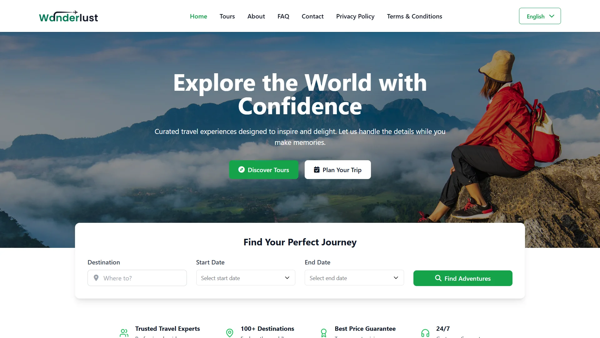 Tour Package Listing & Discovery