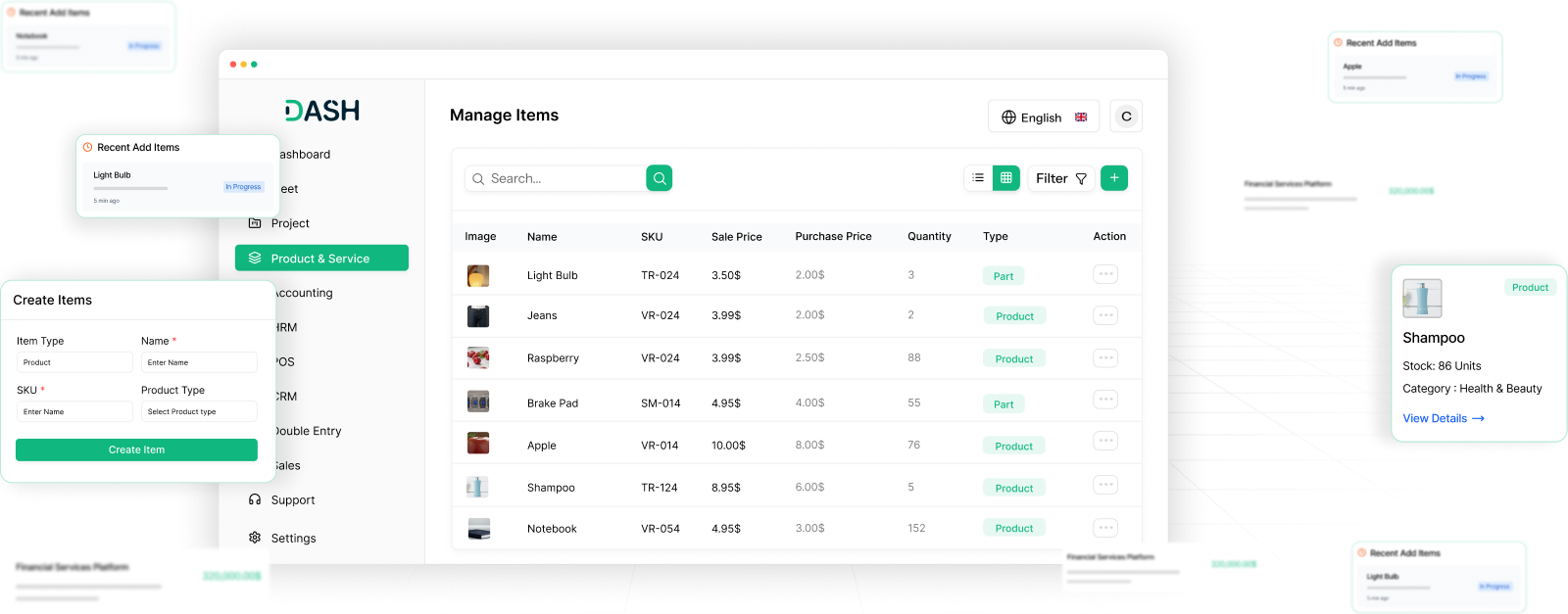 Product & Service Module