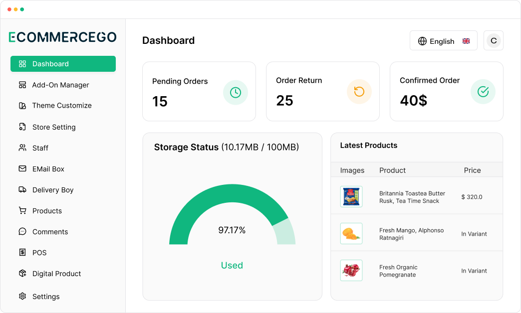 eCommerceGo-saas-dashboard