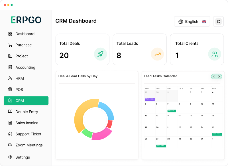 Customer Relationship Management Dashboard